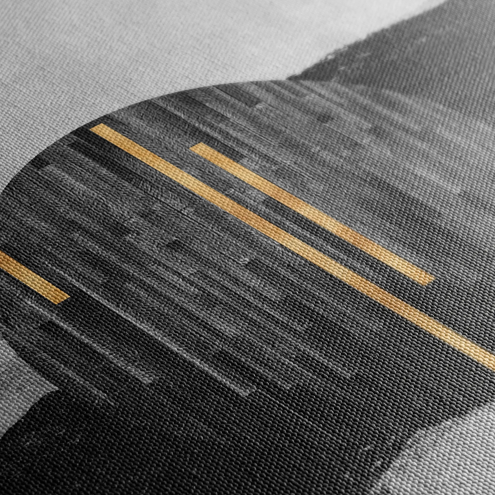 Abstract 038 Canvas Art 18" x 24" / 45 x 60 cm / Black