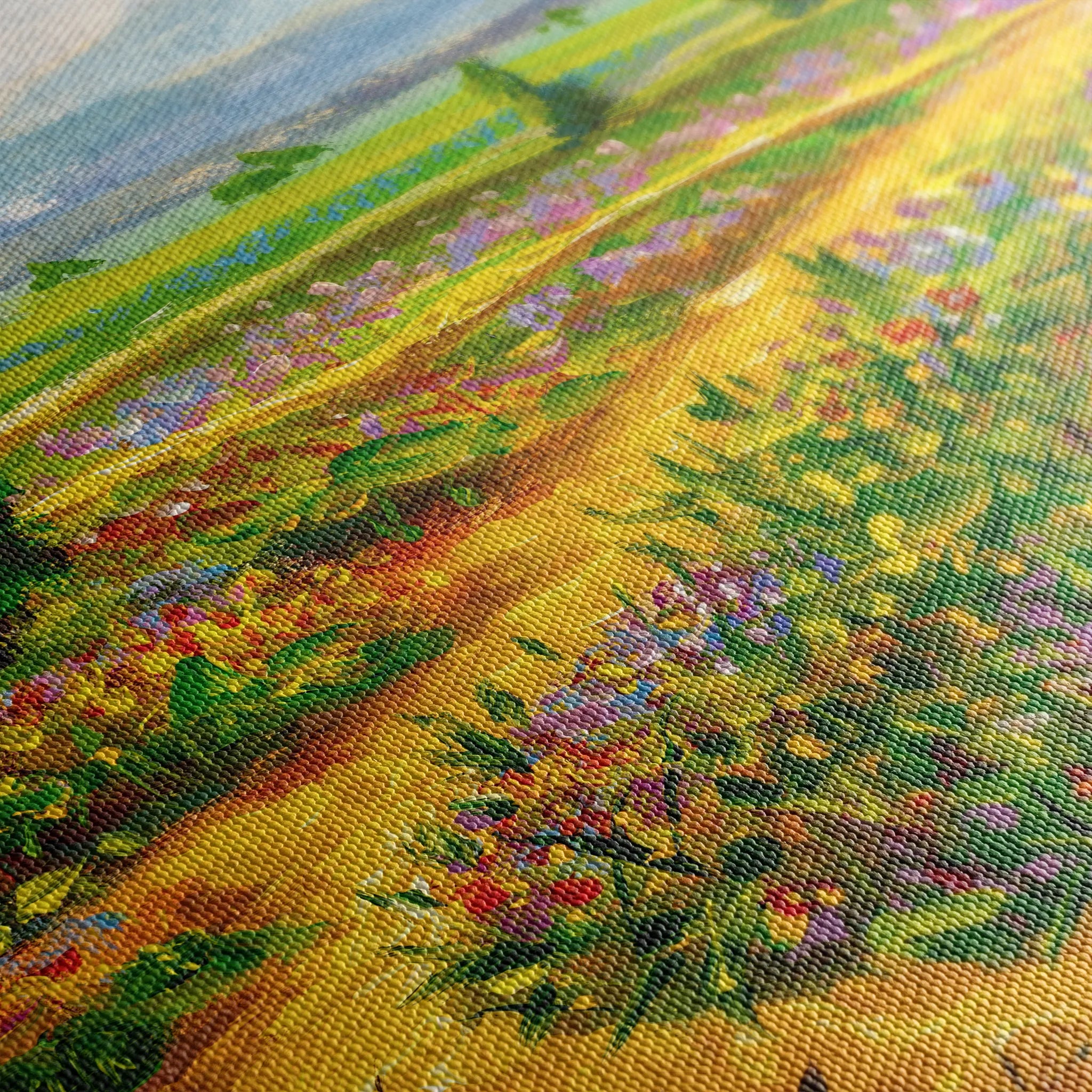 Landscape 038 Canvas Art 18" x 24" / 45 x 60 cm / Black