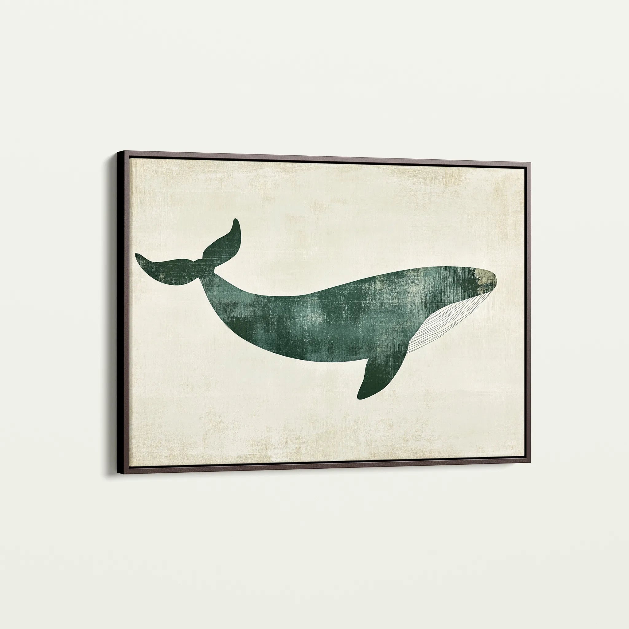 Animals 039 Canvas Art 18" x 24" / 45 x 60 cm / Black