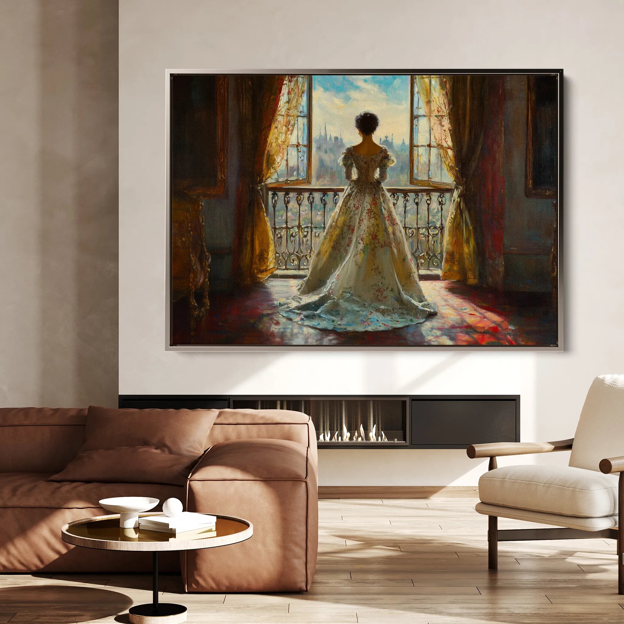 Classic 039 Canvas Art 18" x 24" / 45 x 60 cm / Black