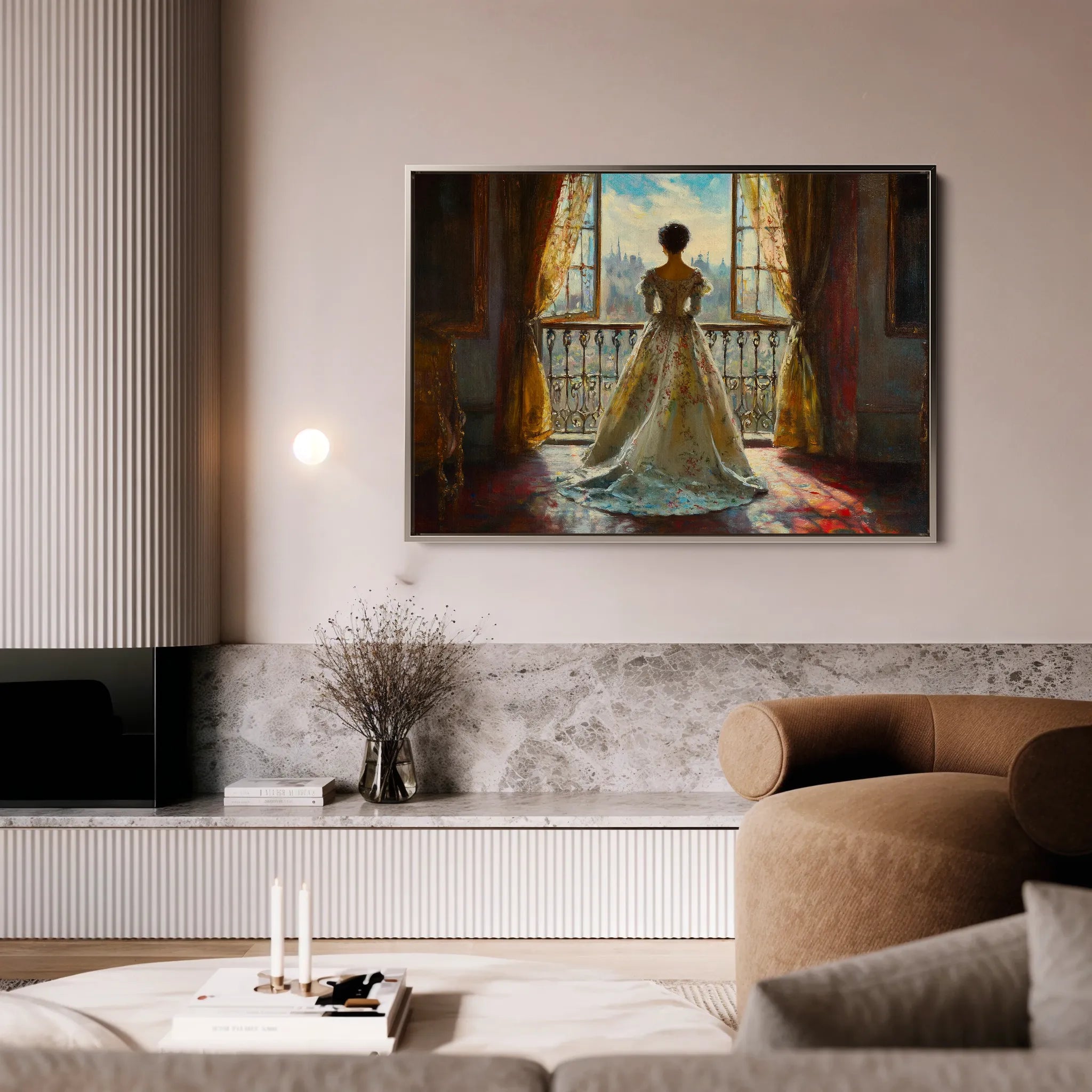 Classic 039 Canvas Art 18" x 24" / 45 x 60 cm / Black