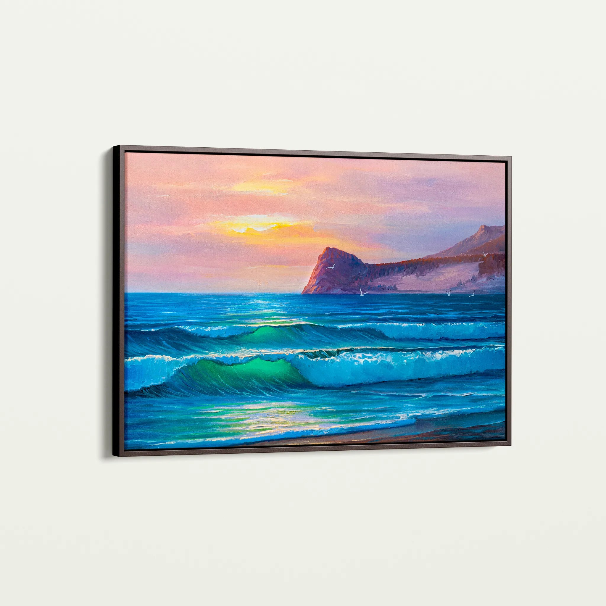 Landscape 039 Canvas Art 18" x 24" / 45 x 60 cm / Black