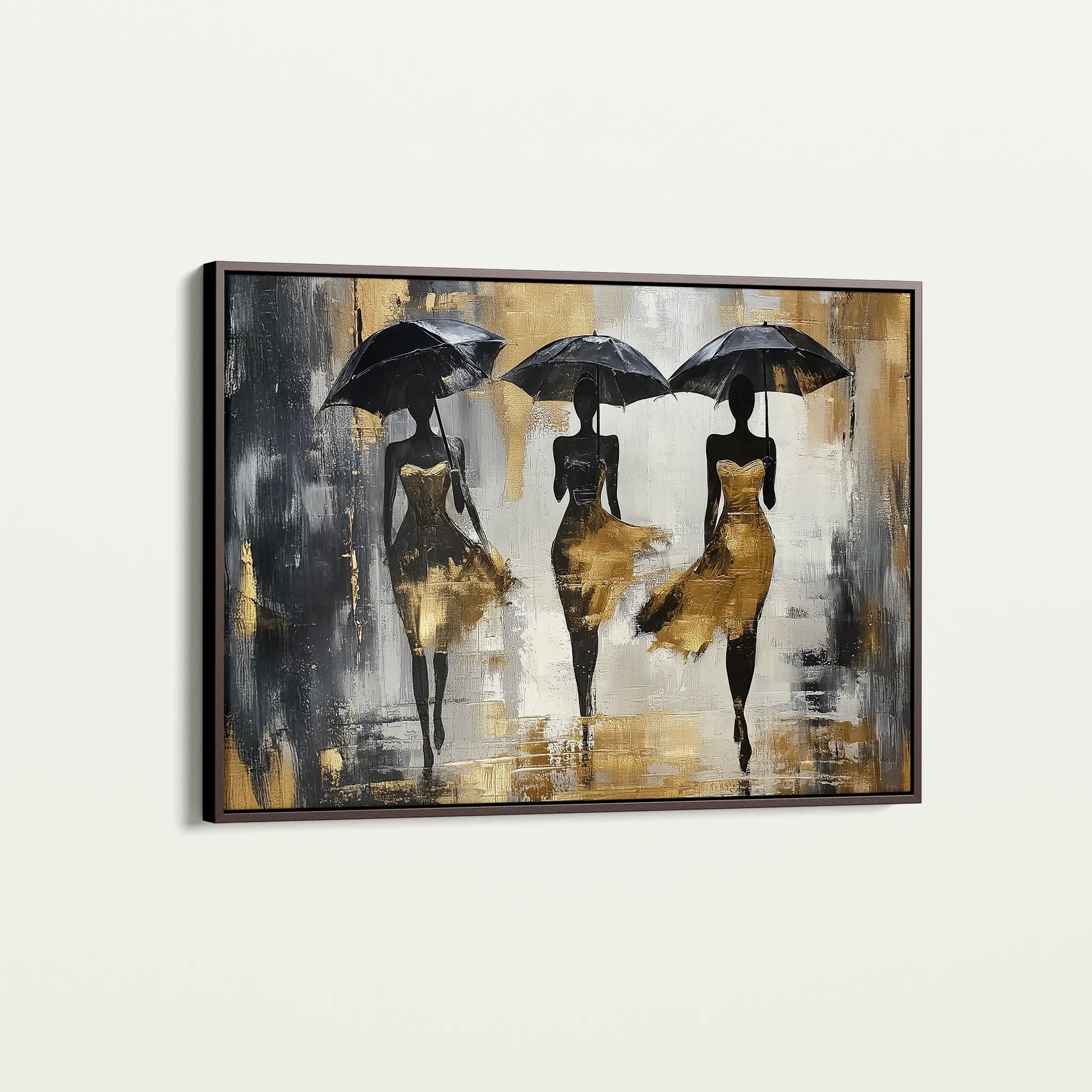 Portrait 039 Canvas Art 18" x 24" / 45 x 60 cm / Black