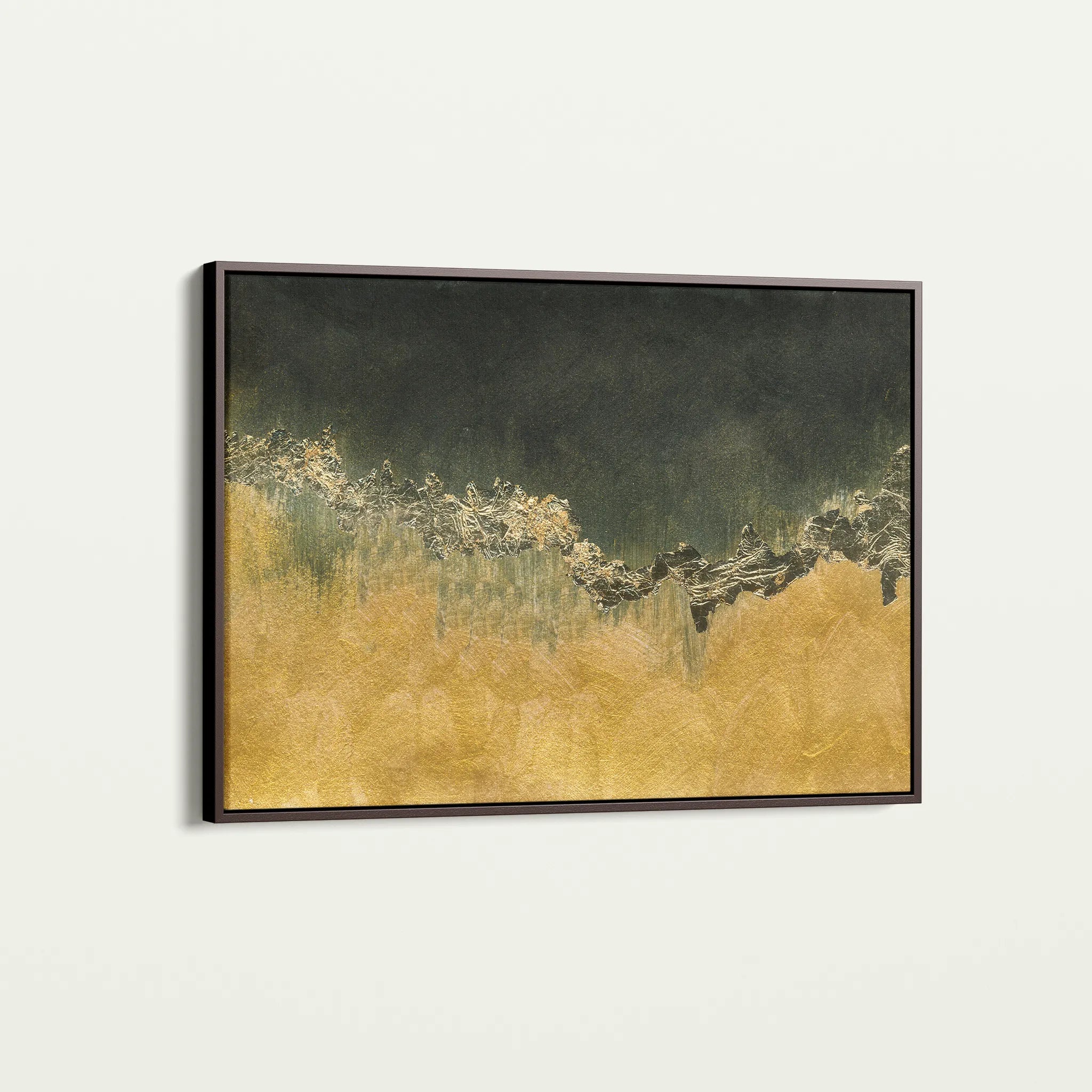 Abstract 040 Canvas Art 18" x 24" / 45 x 60 cm / Black