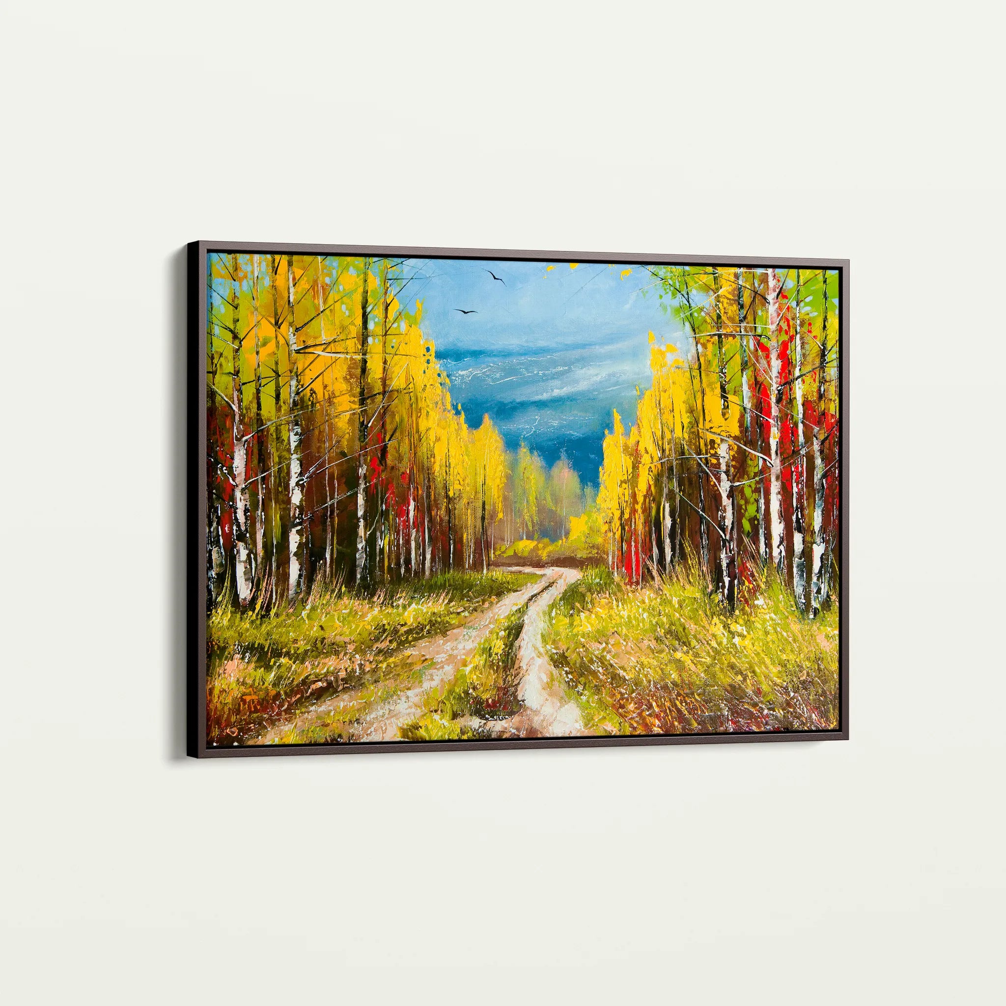 Landscape 040 Canvas Art 18" x 24" / 45 x 60 cm / Black