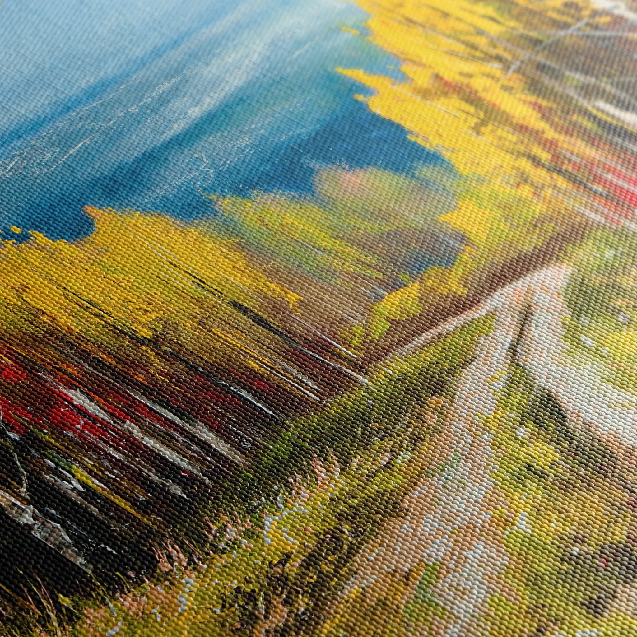 Landscape 040 Canvas Art 18" x 24" / 45 x 60 cm / Black