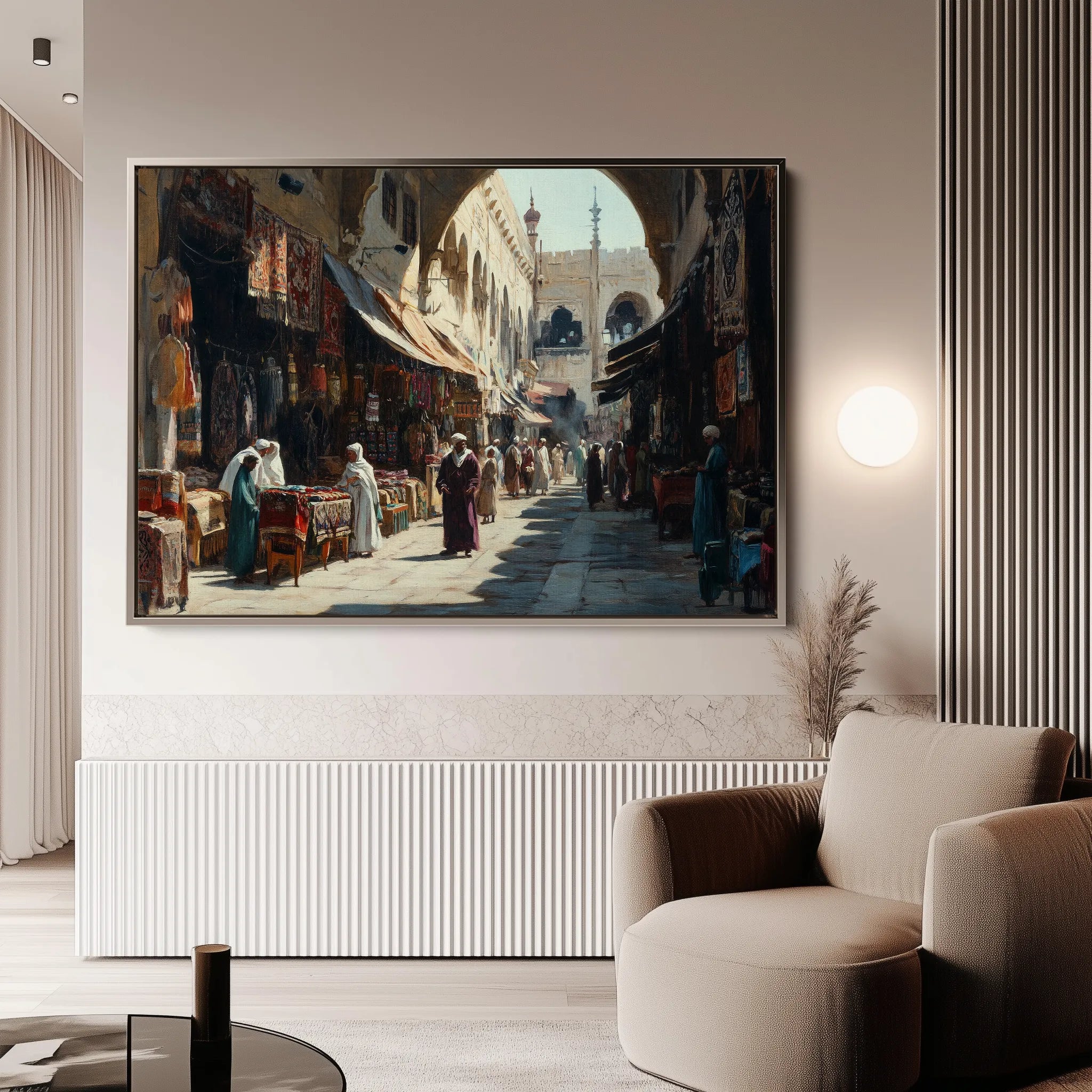 Orientalist 040 Canvas Art 18" x 24" / 45 x 60 cm / Black