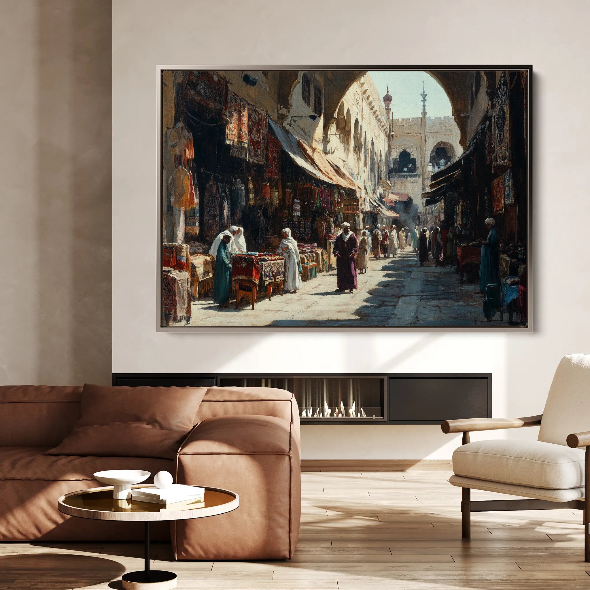 Orientalist 040 Canvas Art 18" x 24" / 45 x 60 cm / Black