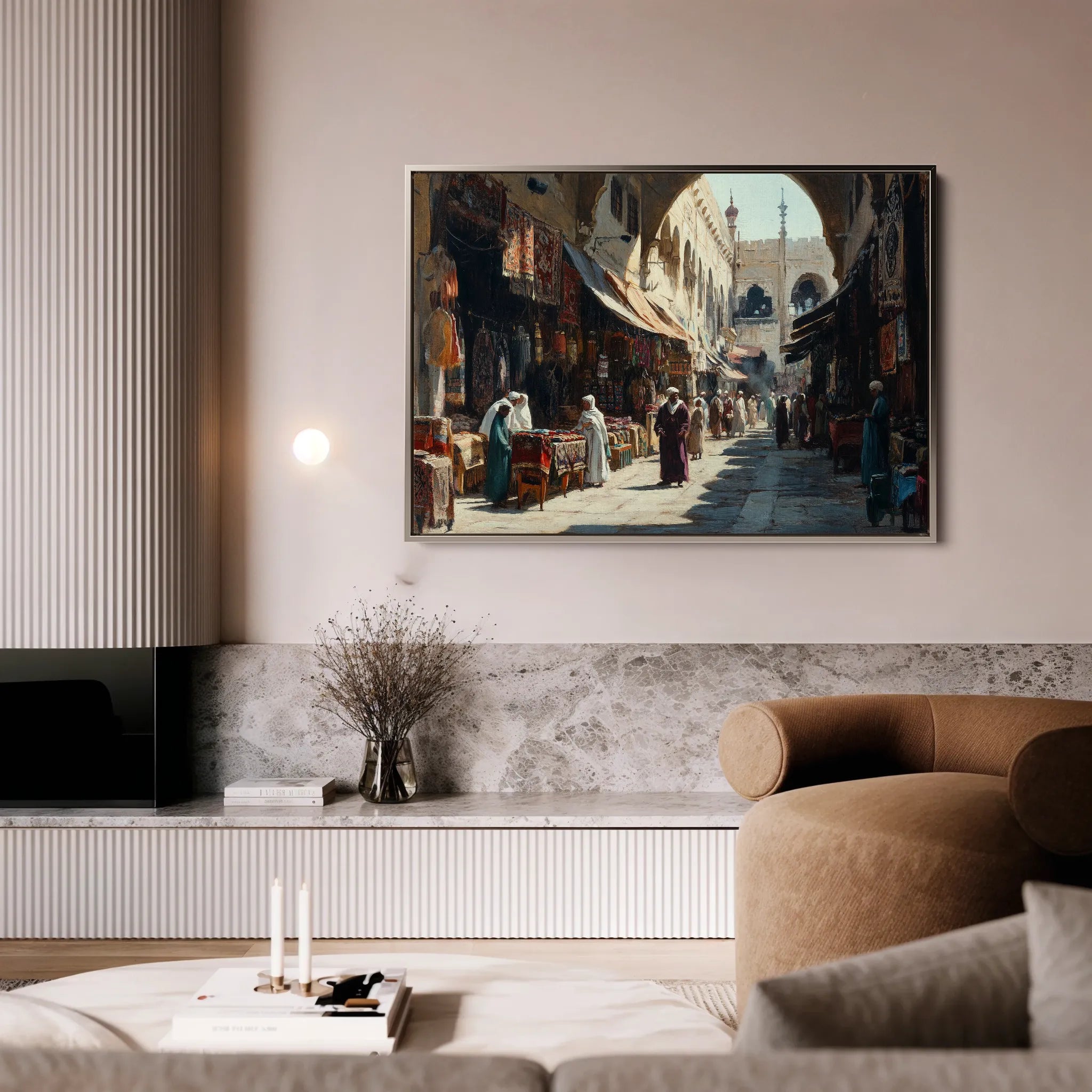 Orientalist 040 Canvas Art 18" x 24" / 45 x 60 cm / Black