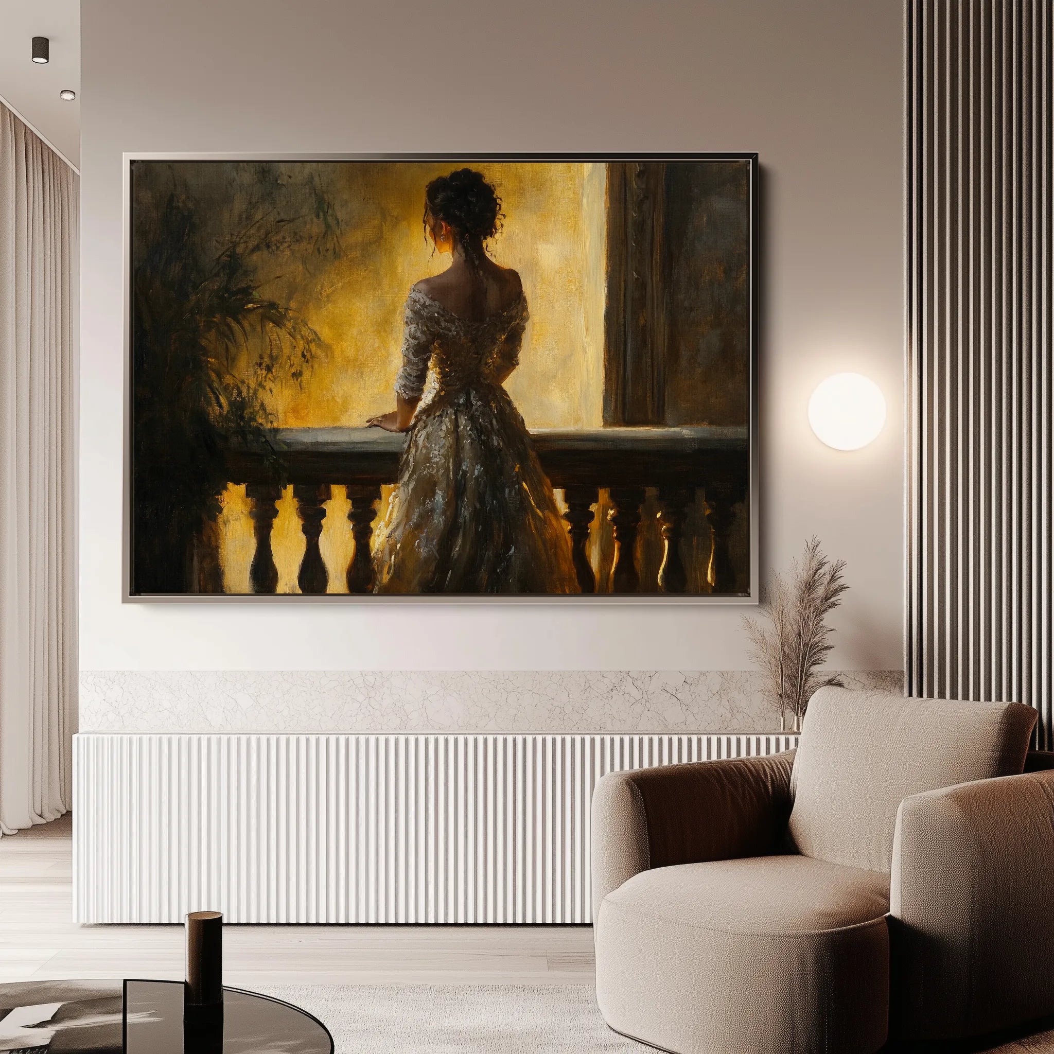 Classic 041 Canvas Art 18" x 24" / 45 x 60 cm / Black