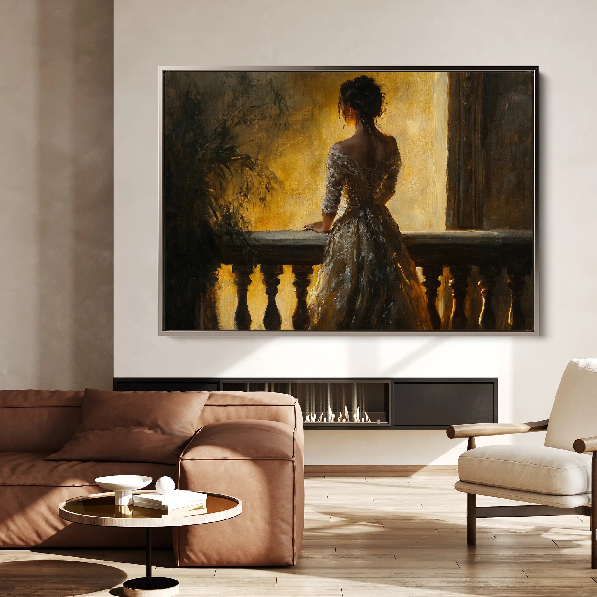 Classic 041 Canvas Art 18" x 24" / 45 x 60 cm / Black