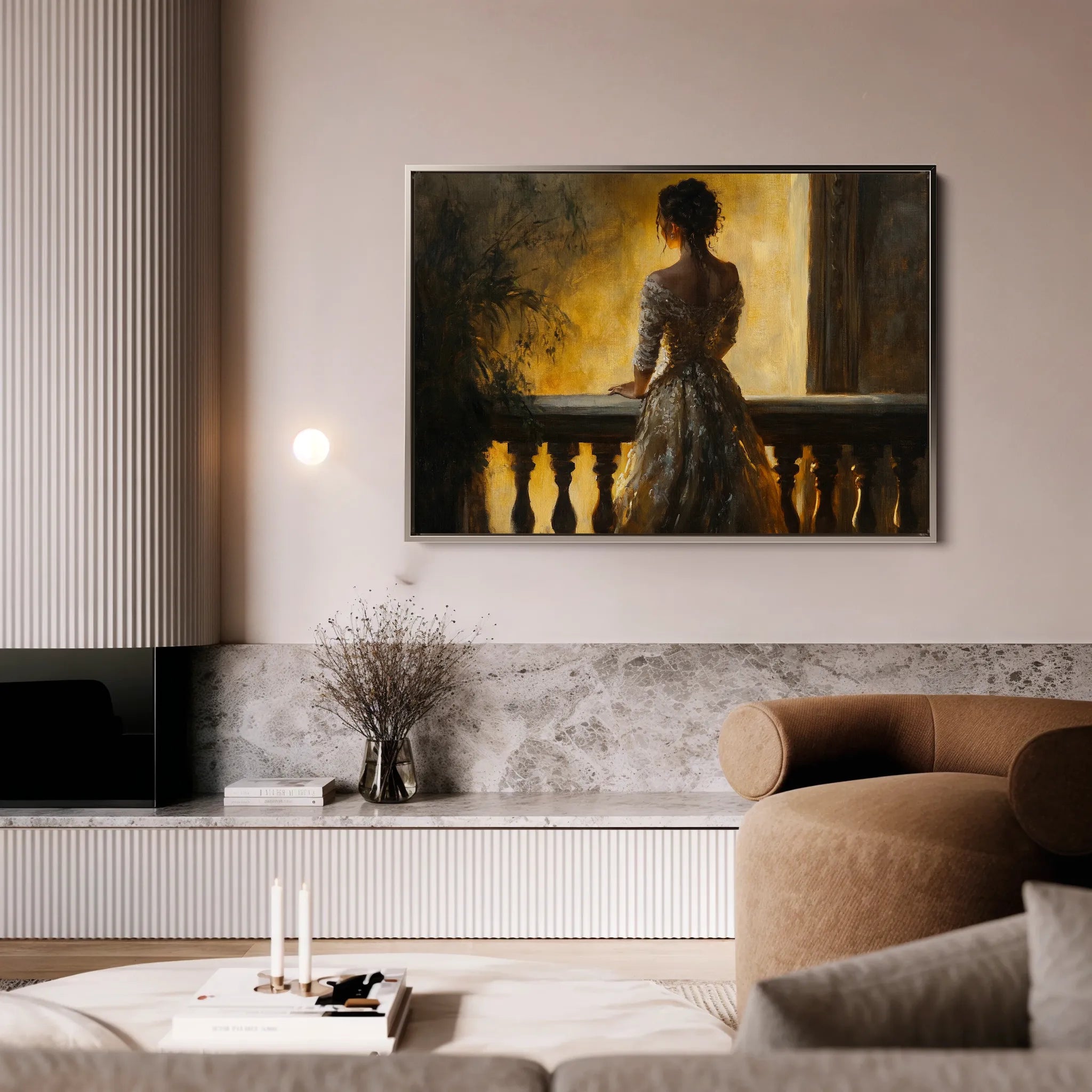 Classic 041 Canvas Art 18" x 24" / 45 x 60 cm / Black