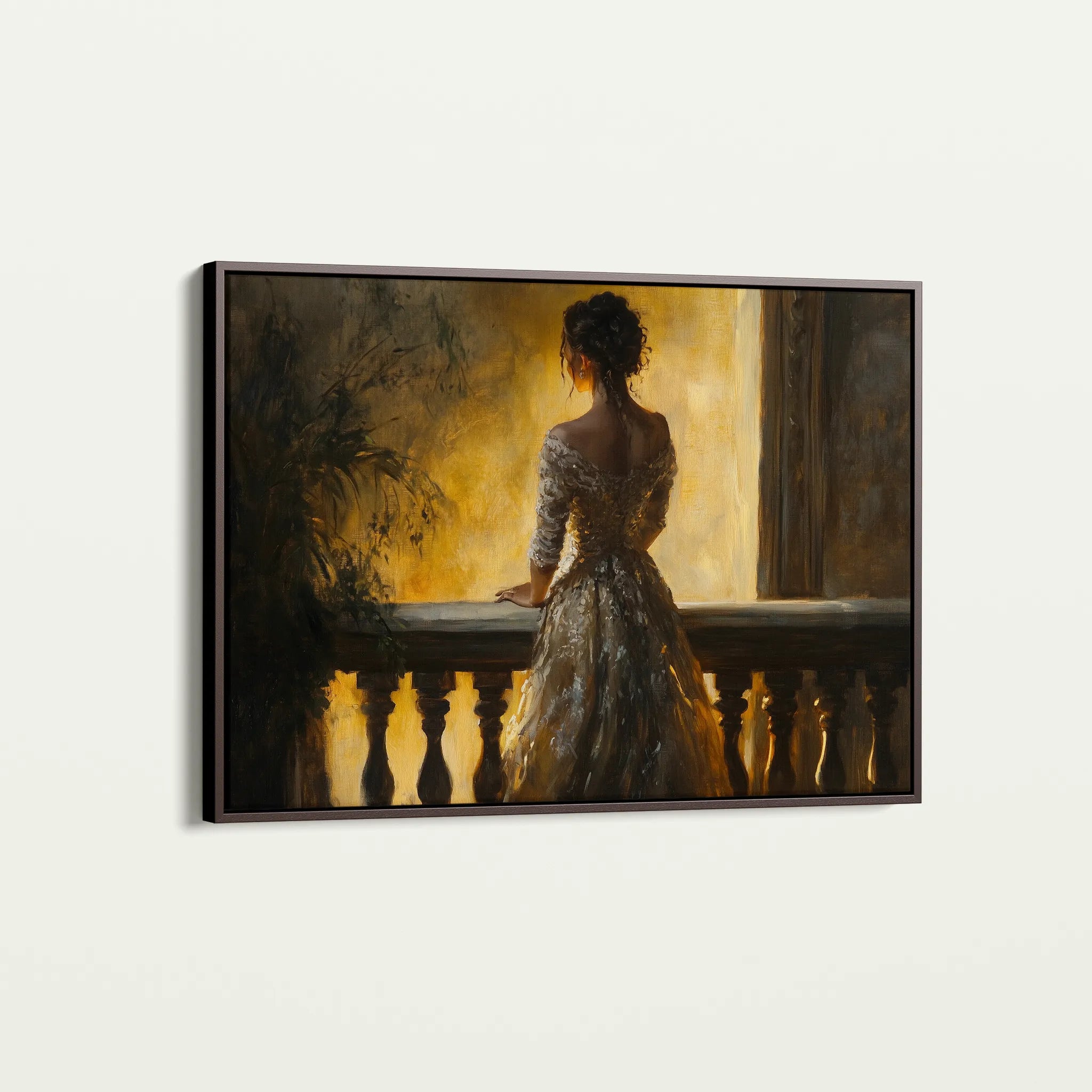 Classic 041 Canvas Art 18" x 24" / 45 x 60 cm / Black