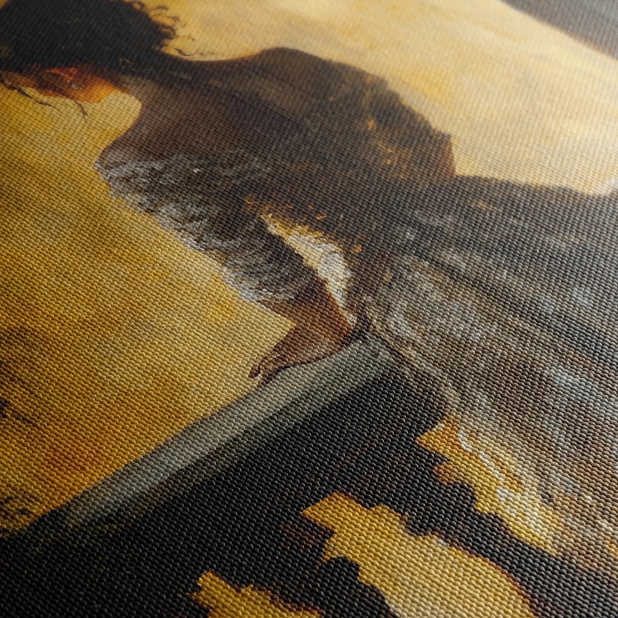 Classic 041 Canvas Art 18" x 24" / 45 x 60 cm / Black