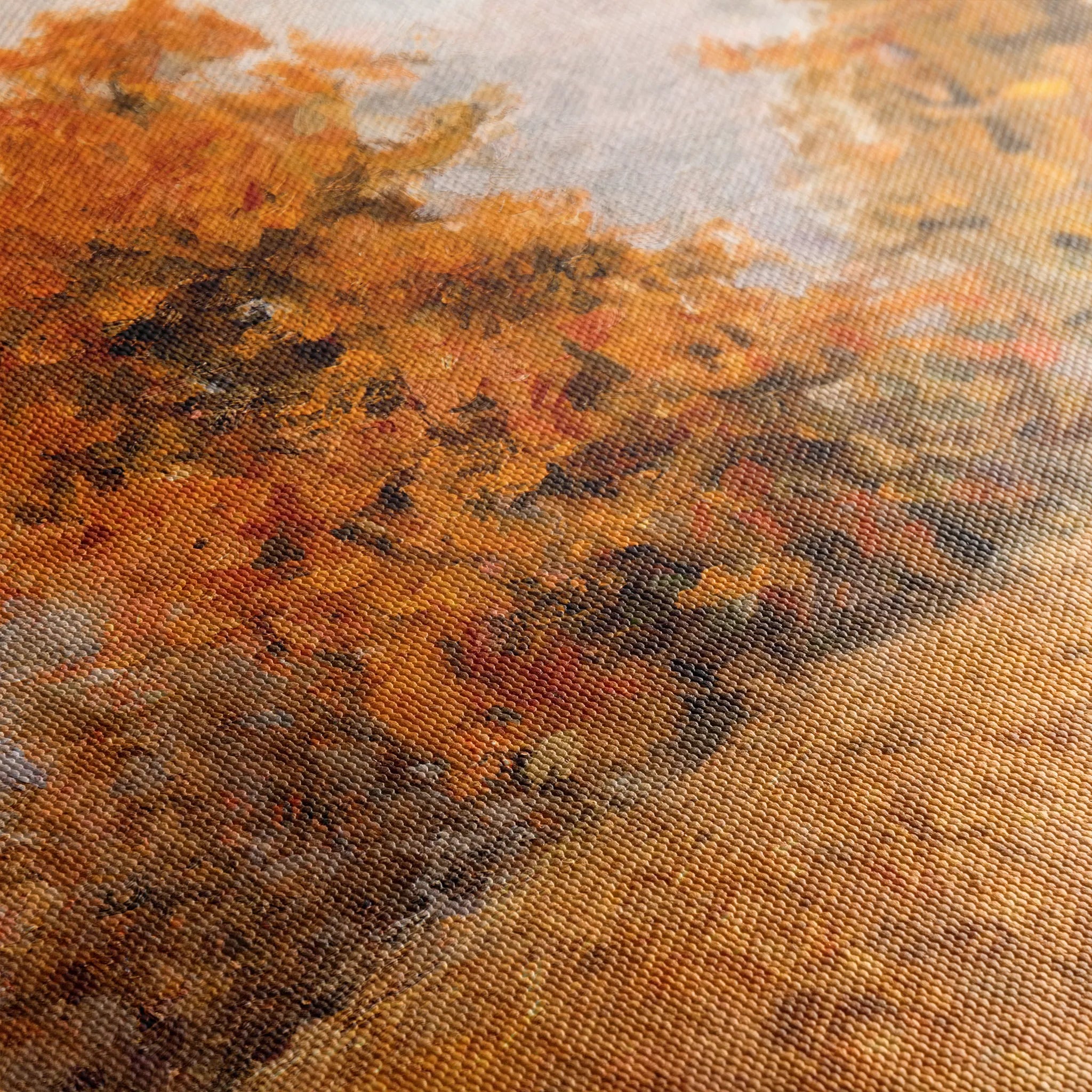 Landscape 041 Canvas Art 18" x 24" / 45 x 60 cm / Black