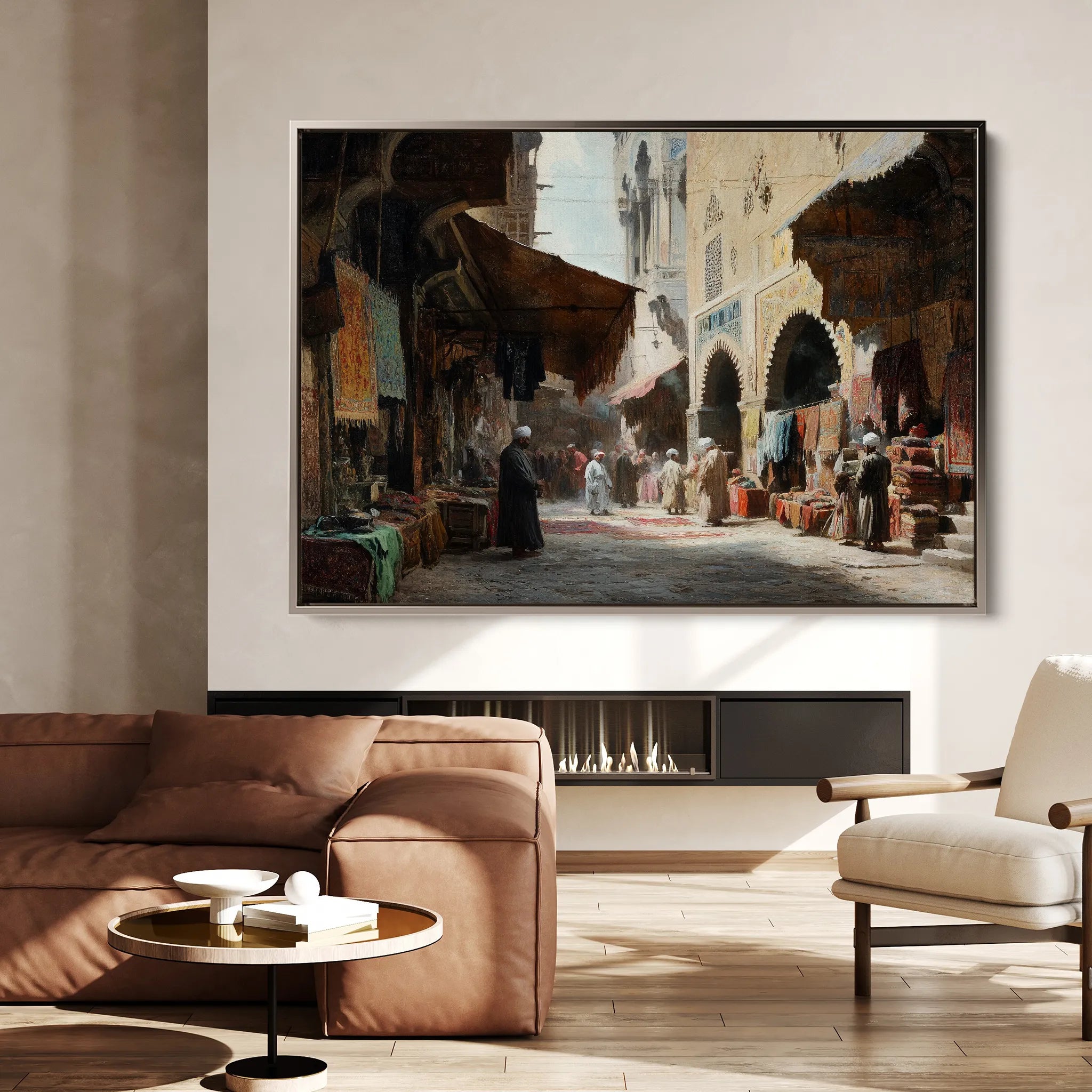 Orientalist 041 Canvas Art 18" x 24" / 45 x 60 cm / Black