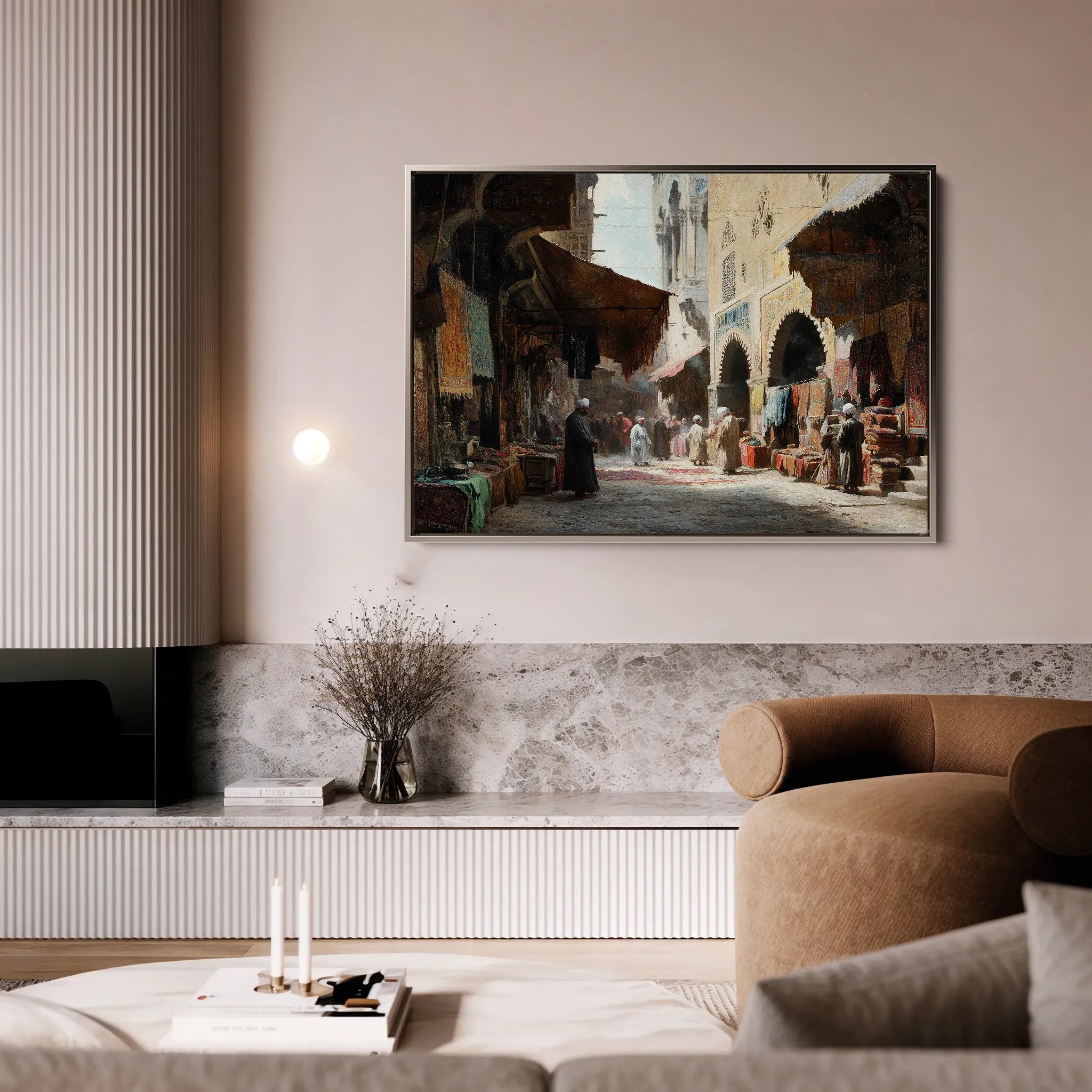 Orientalist 041 Canvas Art 18" x 24" / 45 x 60 cm / Black