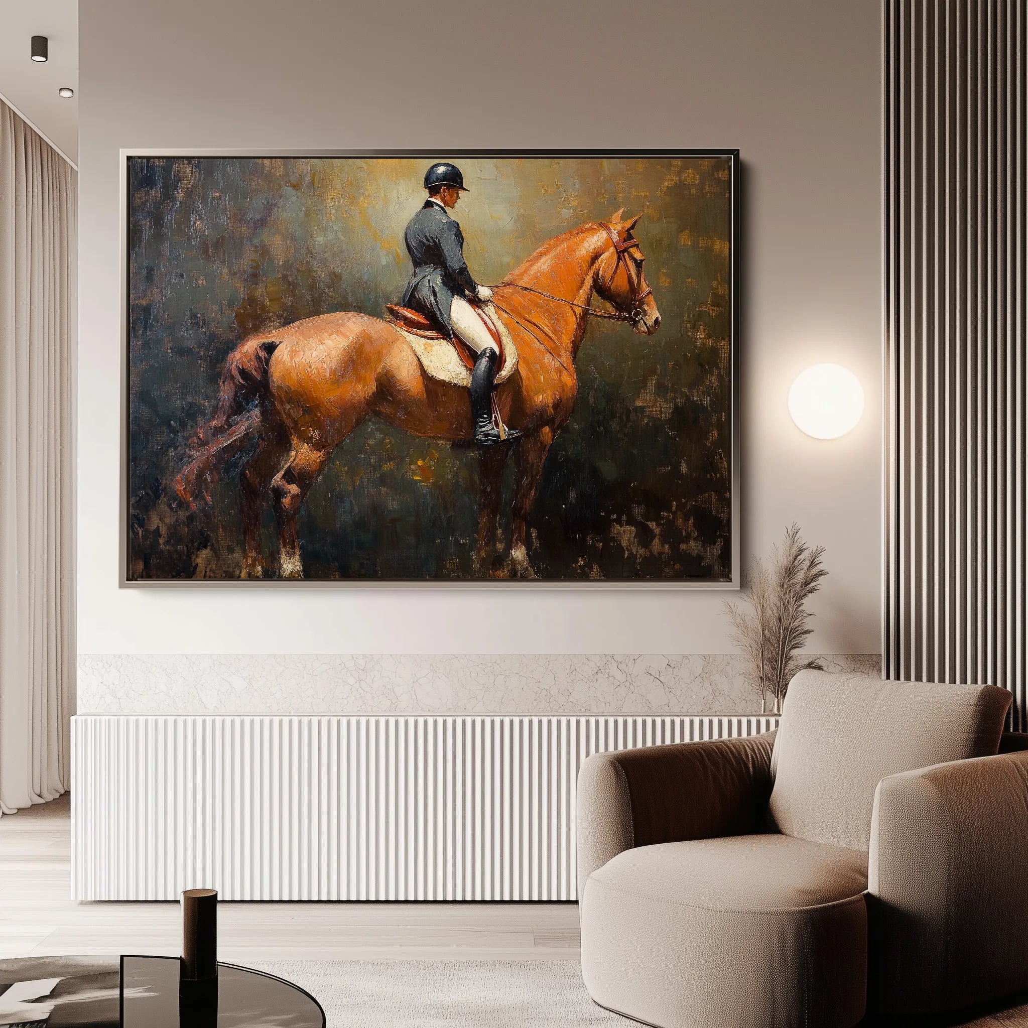 Classic 042 Canvas Art 18" x 24" / 45 x 60 cm / Black