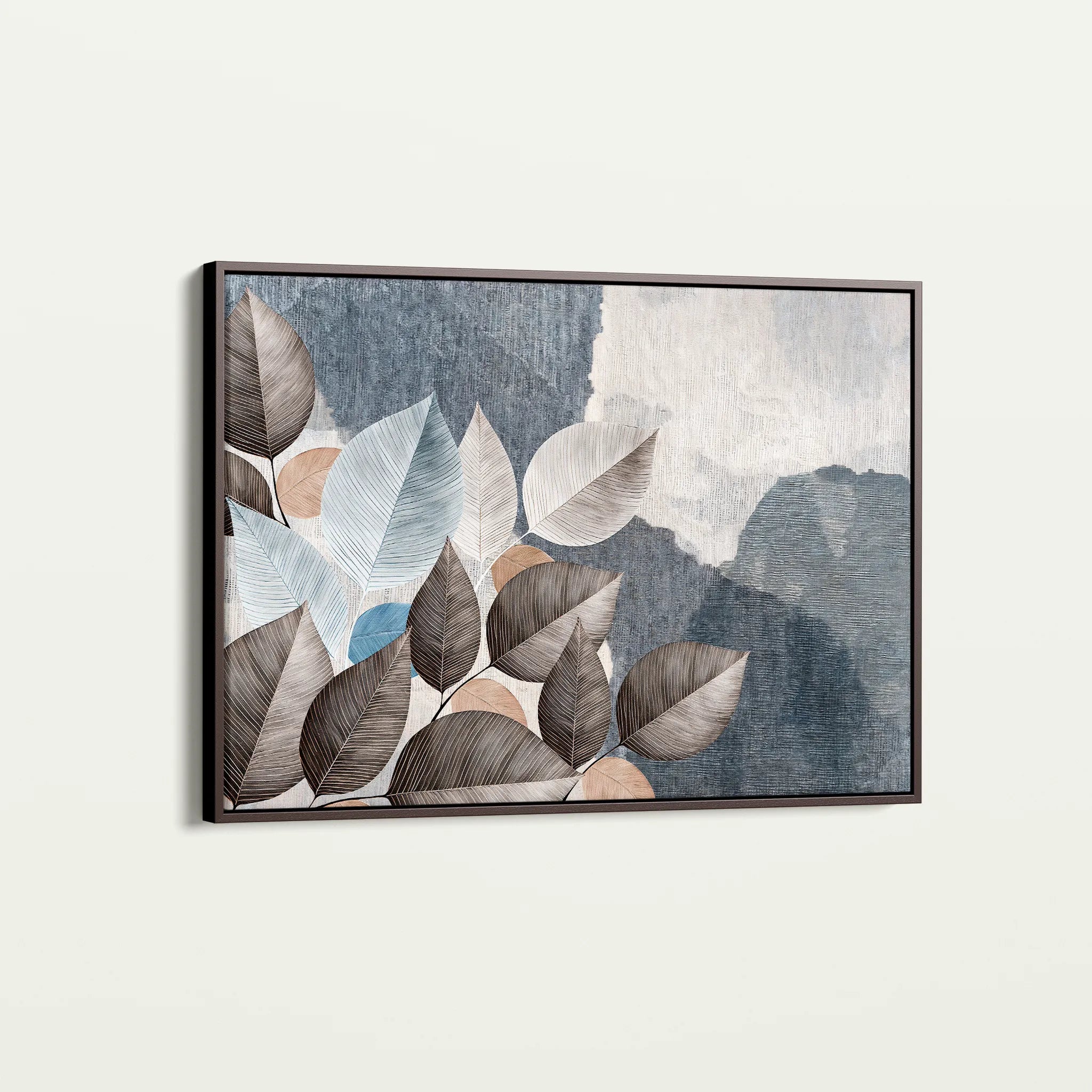 Floral 042 Canvas Art 18" x 24" / 45 x 60 cm / Black