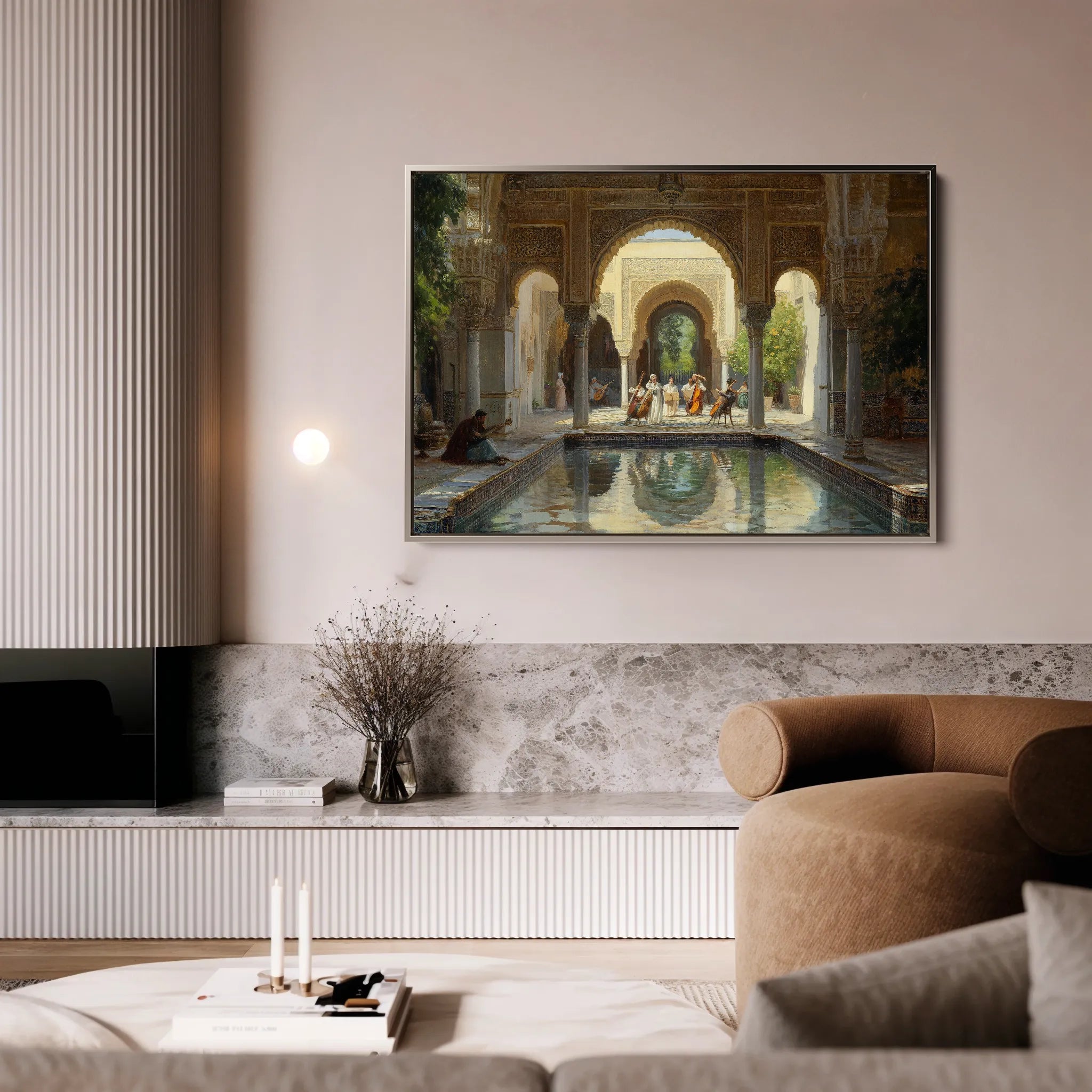 Orientalist 042 Canvas Art 18" x 24" / 45 x 60 cm / Black