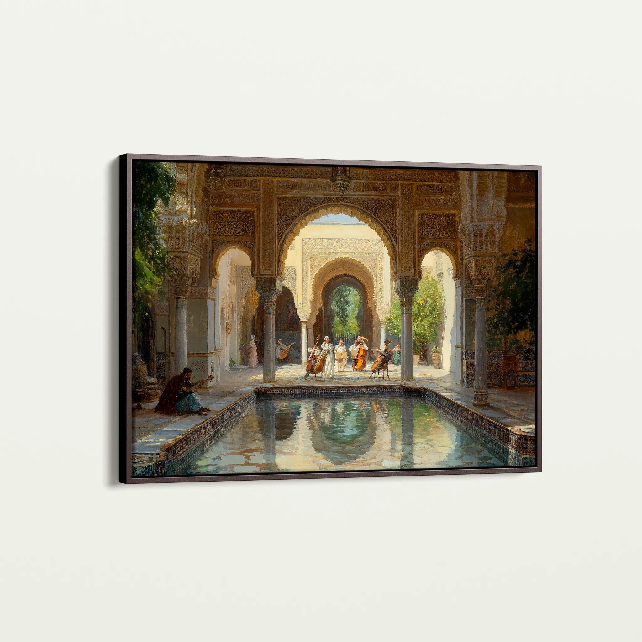 Orientalist 042 Canvas Art 18" x 24" / 45 x 60 cm / Black