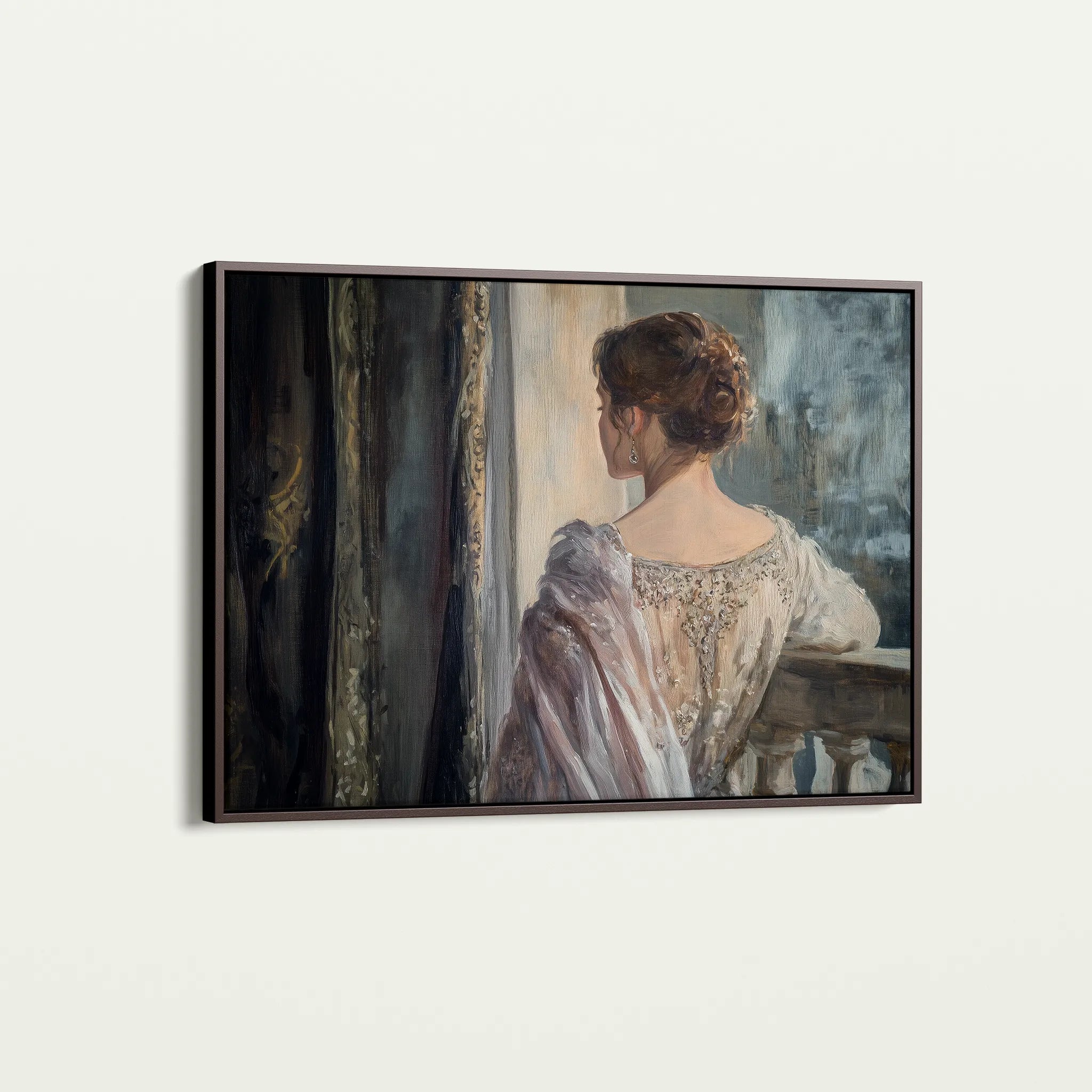 Classic 043 Canvas Art 18" x 24" / 45 x 60 cm / Black