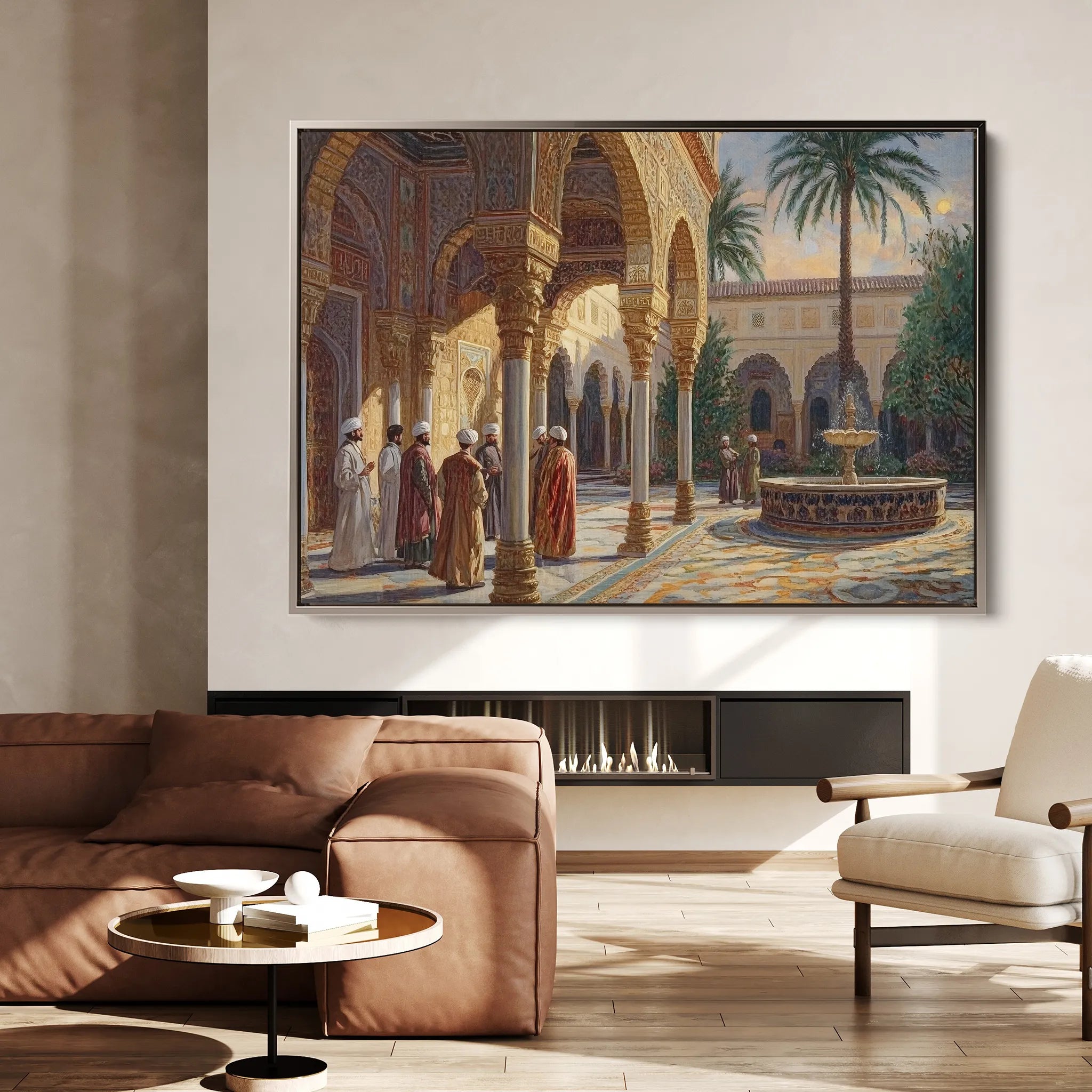 Orientalist 043 Canvas Art 18" x 24" / 45 x 60 cm / Black