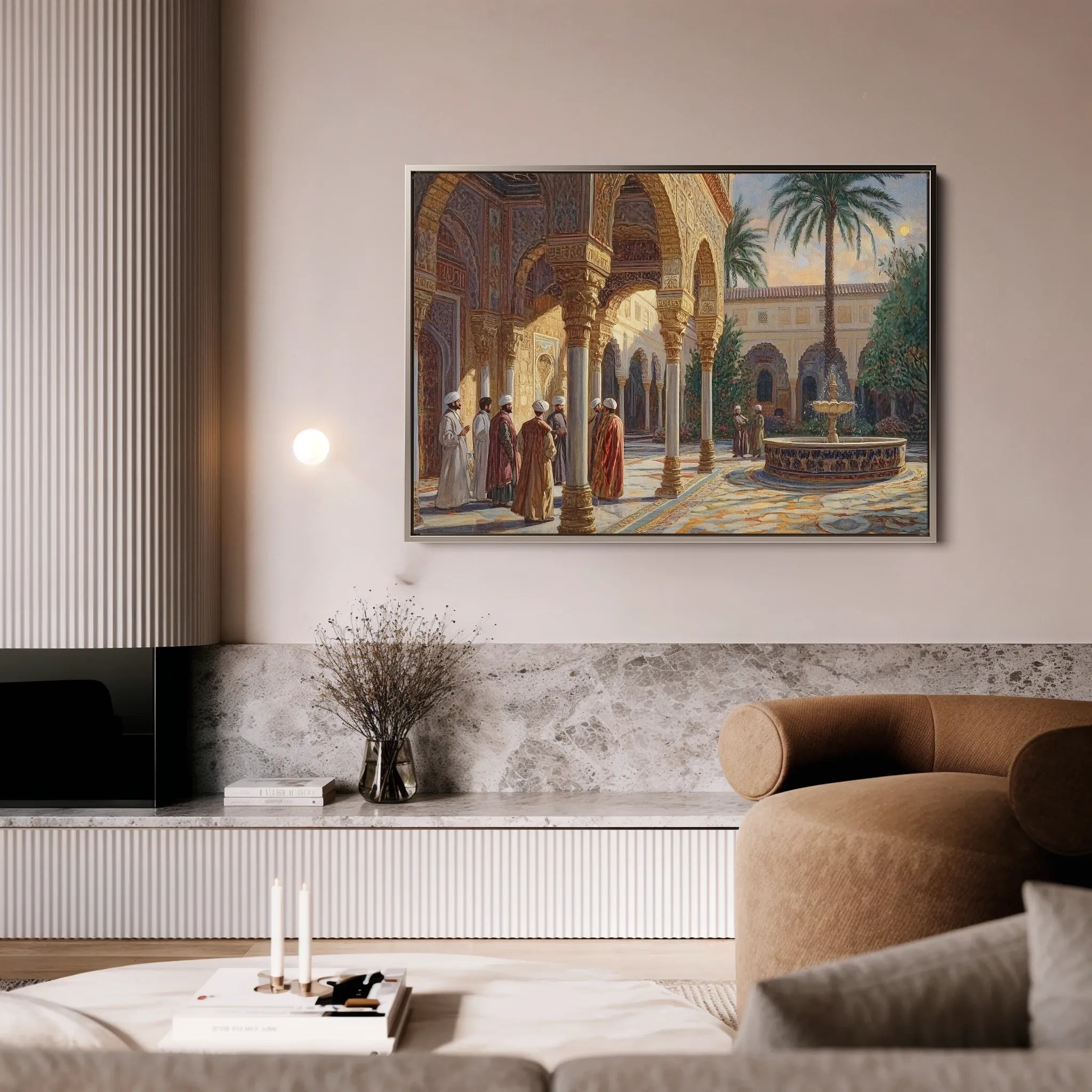 Orientalist 043 Canvas Art 18" x 24" / 45 x 60 cm / Black