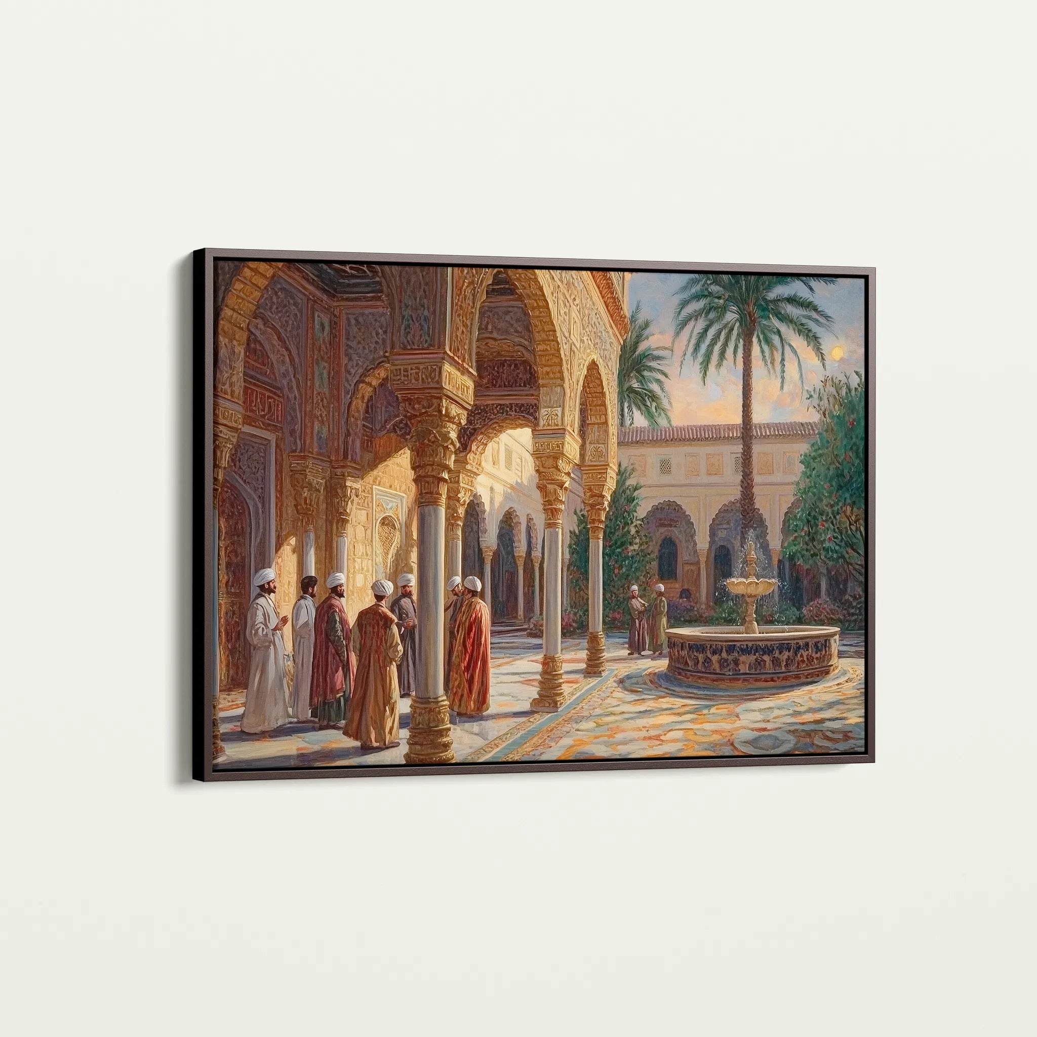 Orientalist 043 Canvas Art 18" x 24" / 45 x 60 cm / Black