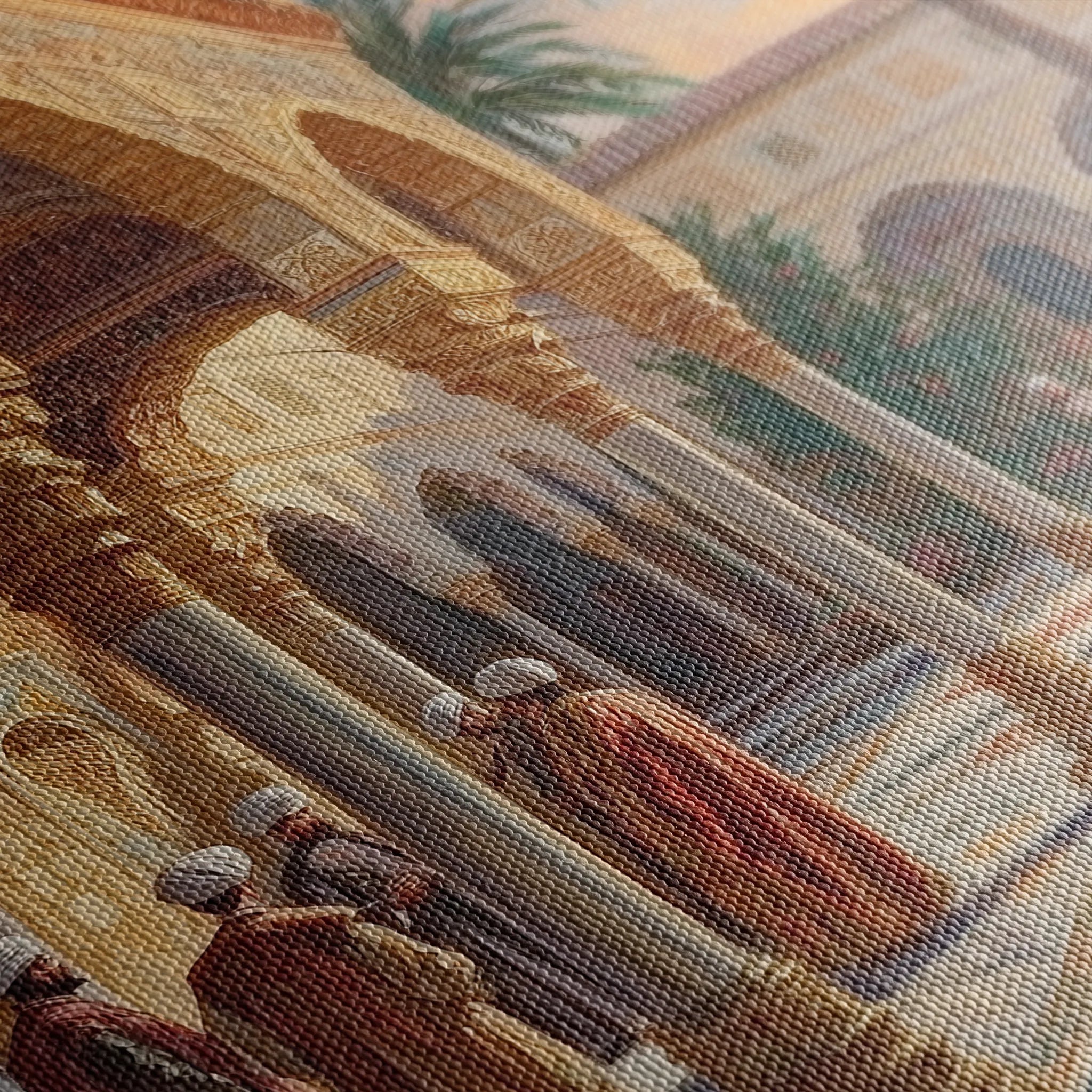 Orientalist 043 Canvas Art 18" x 24" / 45 x 60 cm / Black