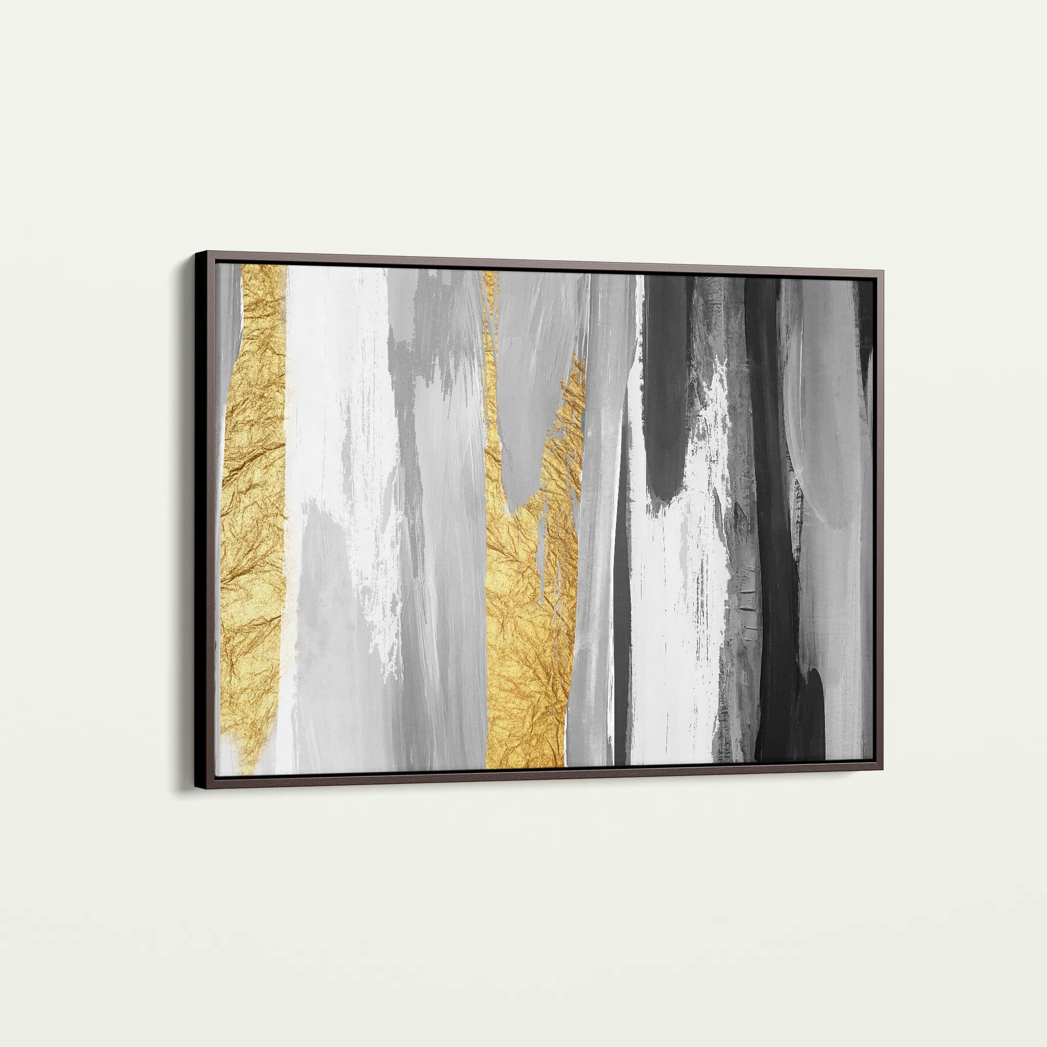 Abstract 044 Canvas Art 18" x 24" / 45 x 60 cm / Black