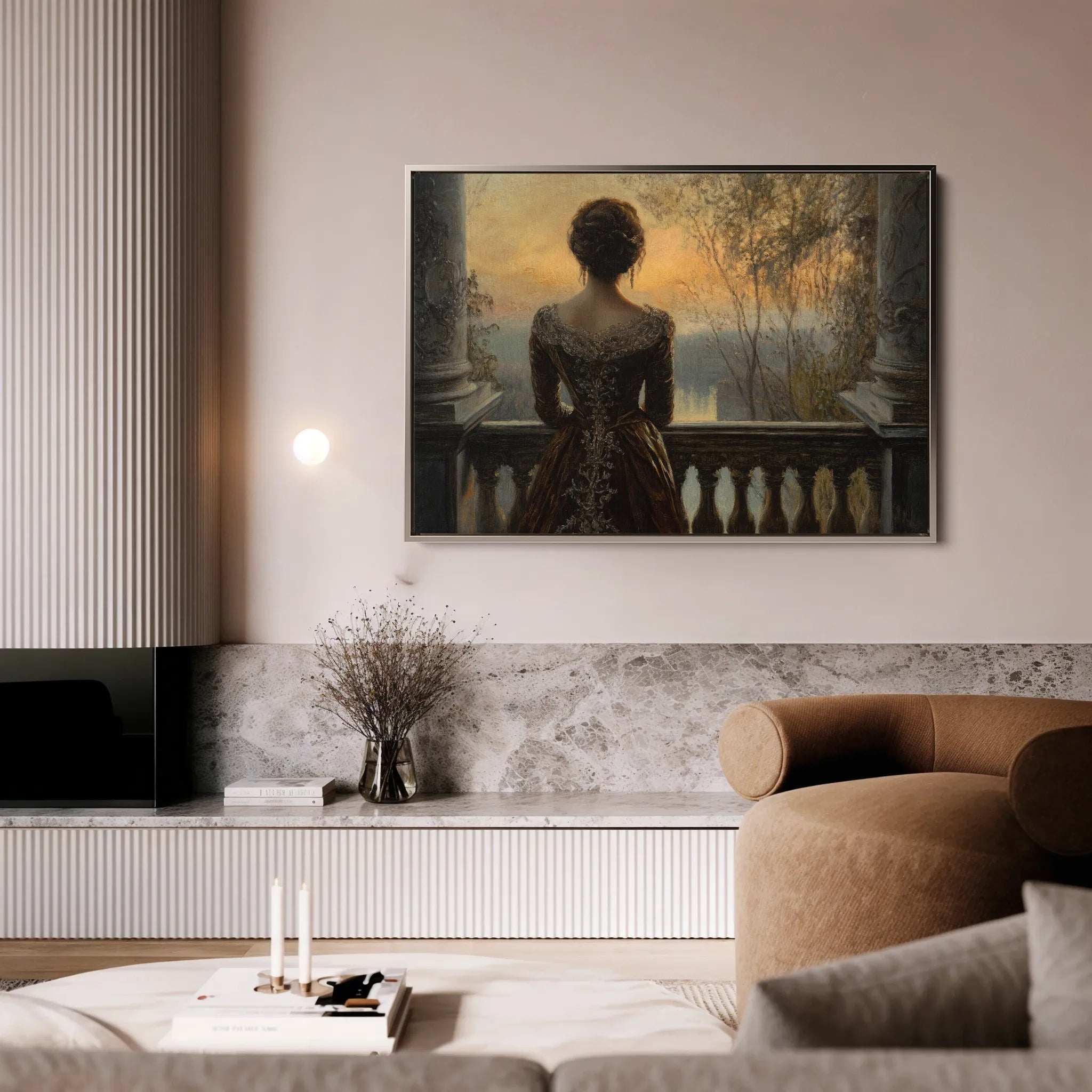 Classic 044 Canvas Art 18" x 24" / 45 x 60 cm / Black