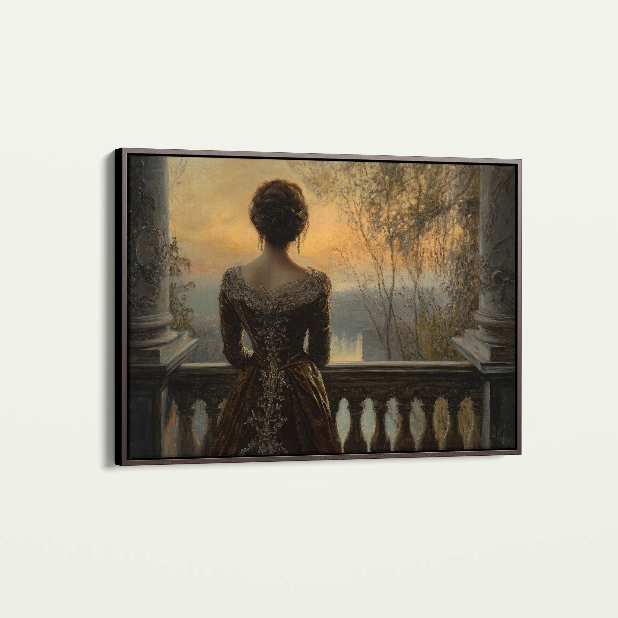 Classic 044 Canvas Art 18" x 24" / 45 x 60 cm / Black