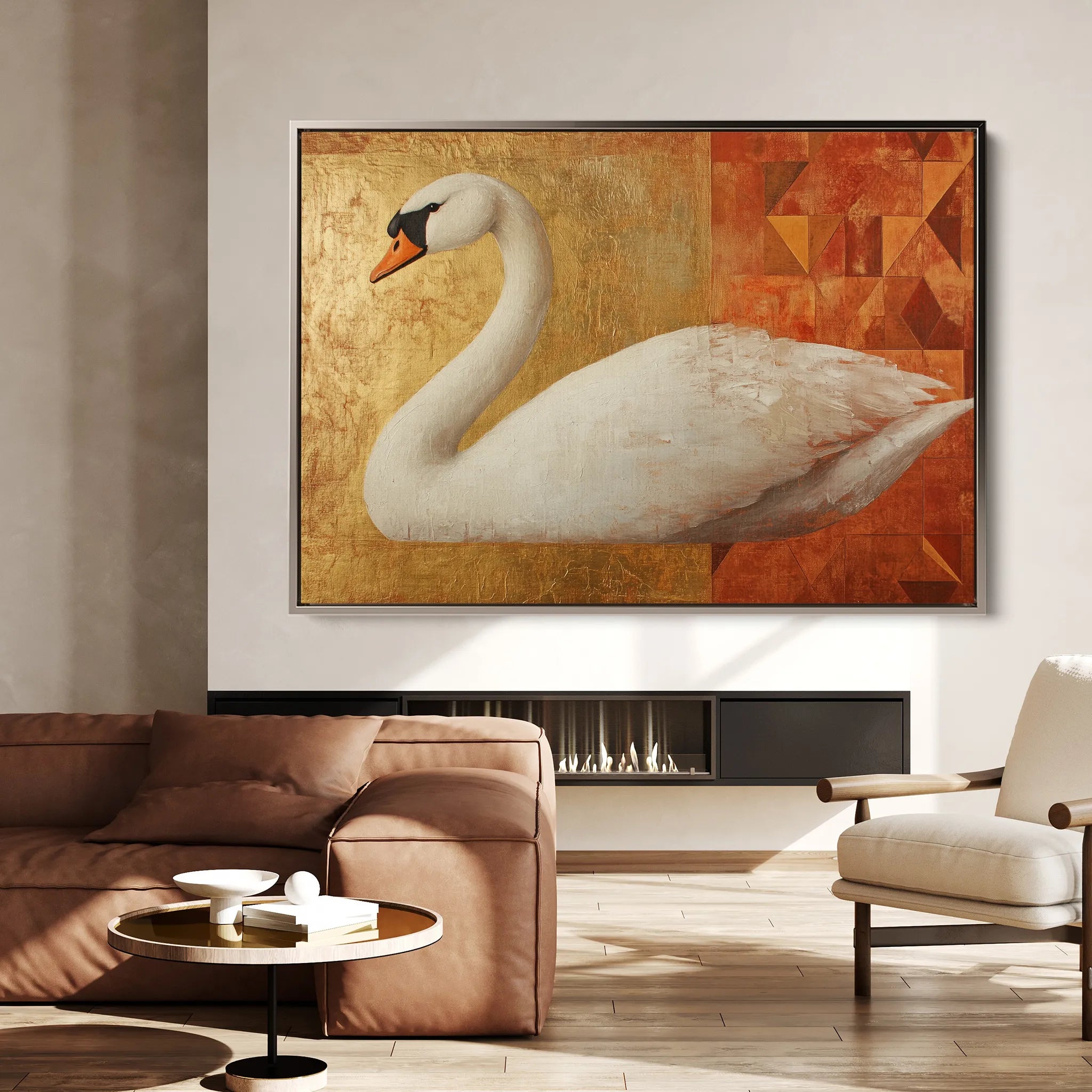 Animals 045 Canvas Art 18" x 24" / 45 x 60 cm / Black