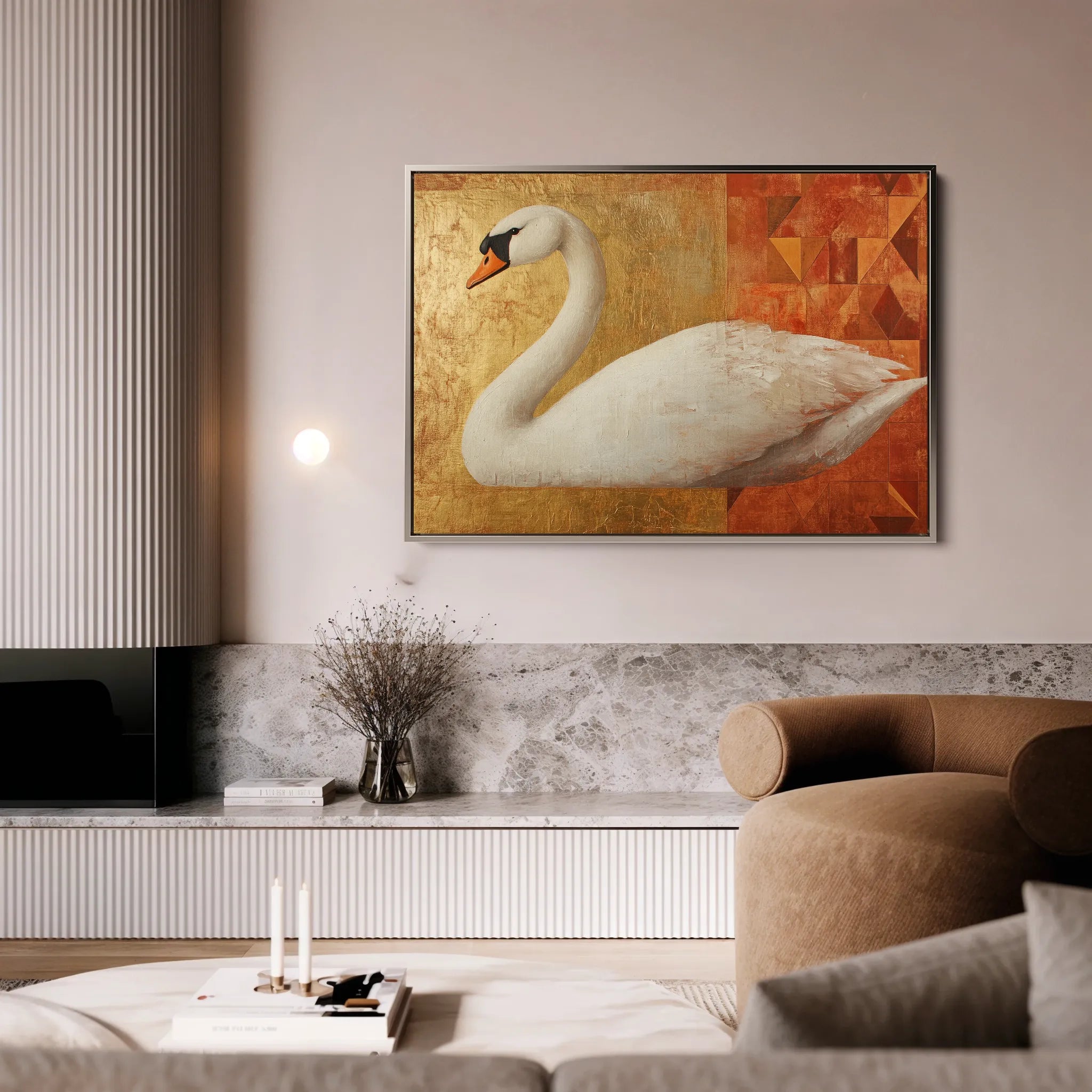 Animals 045 Canvas Art 18" x 24" / 45 x 60 cm / Black