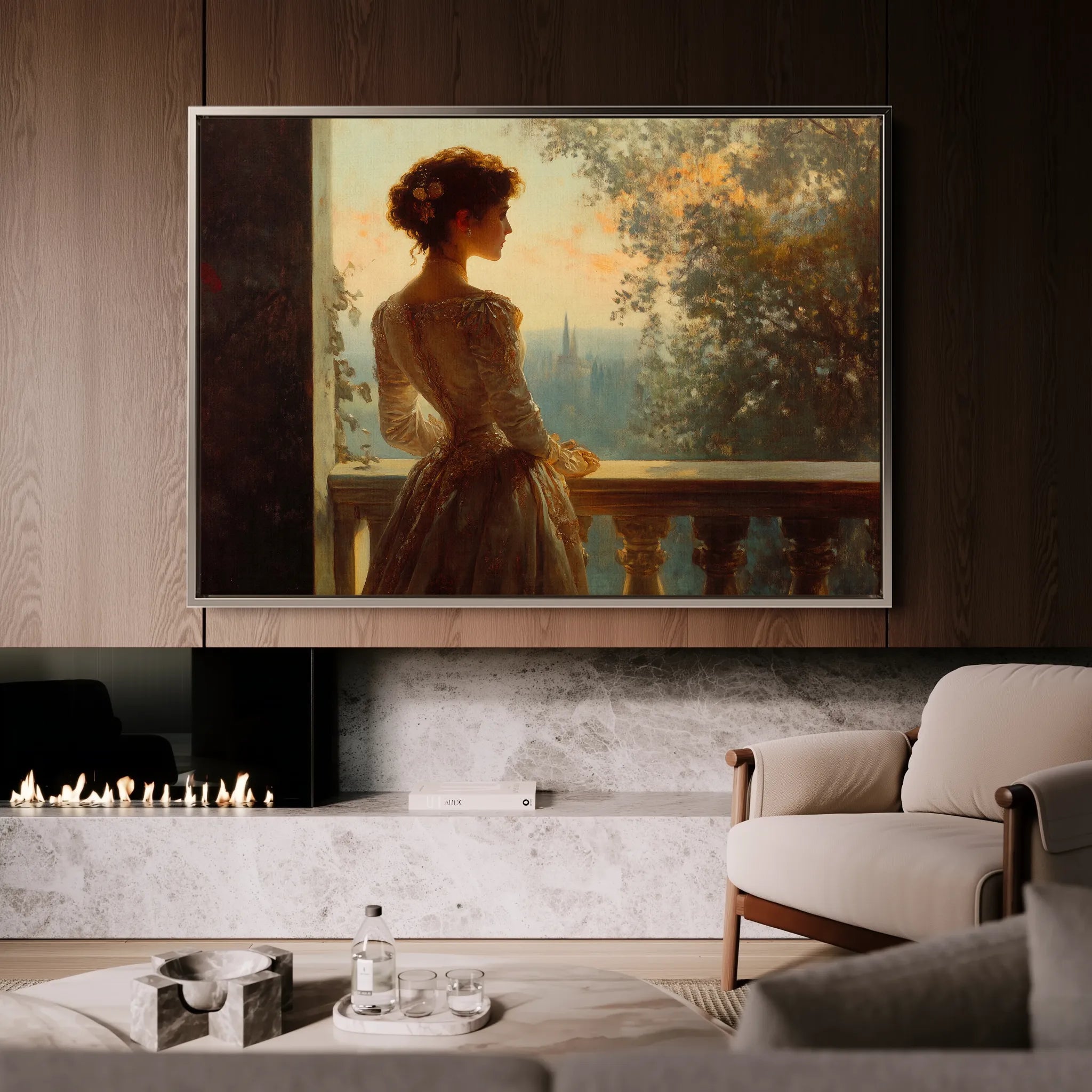 Classic 045 Canvas Art 18" x 24" / 45 x 60 cm / Black