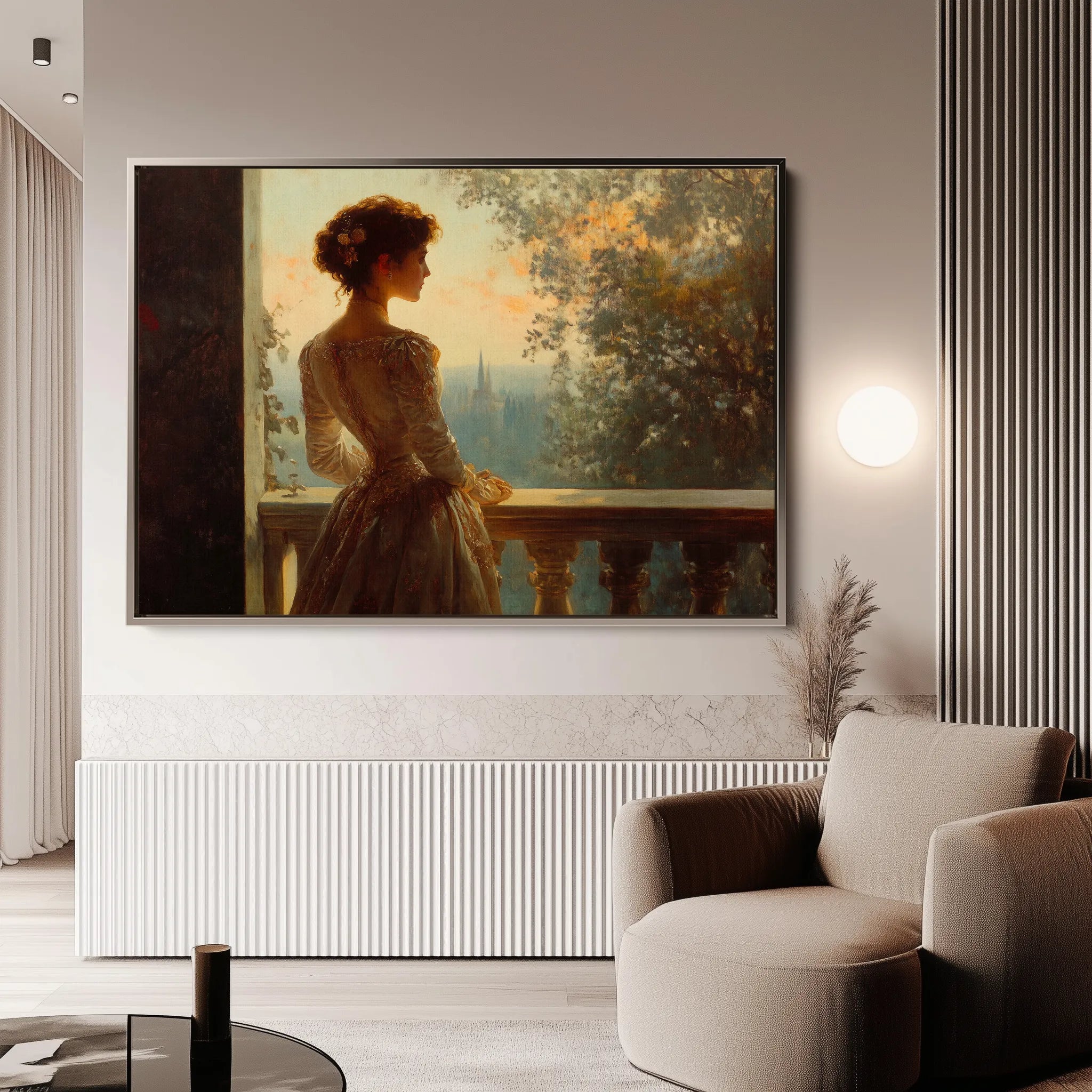 Classic 045 Canvas Art 18" x 24" / 45 x 60 cm / Black