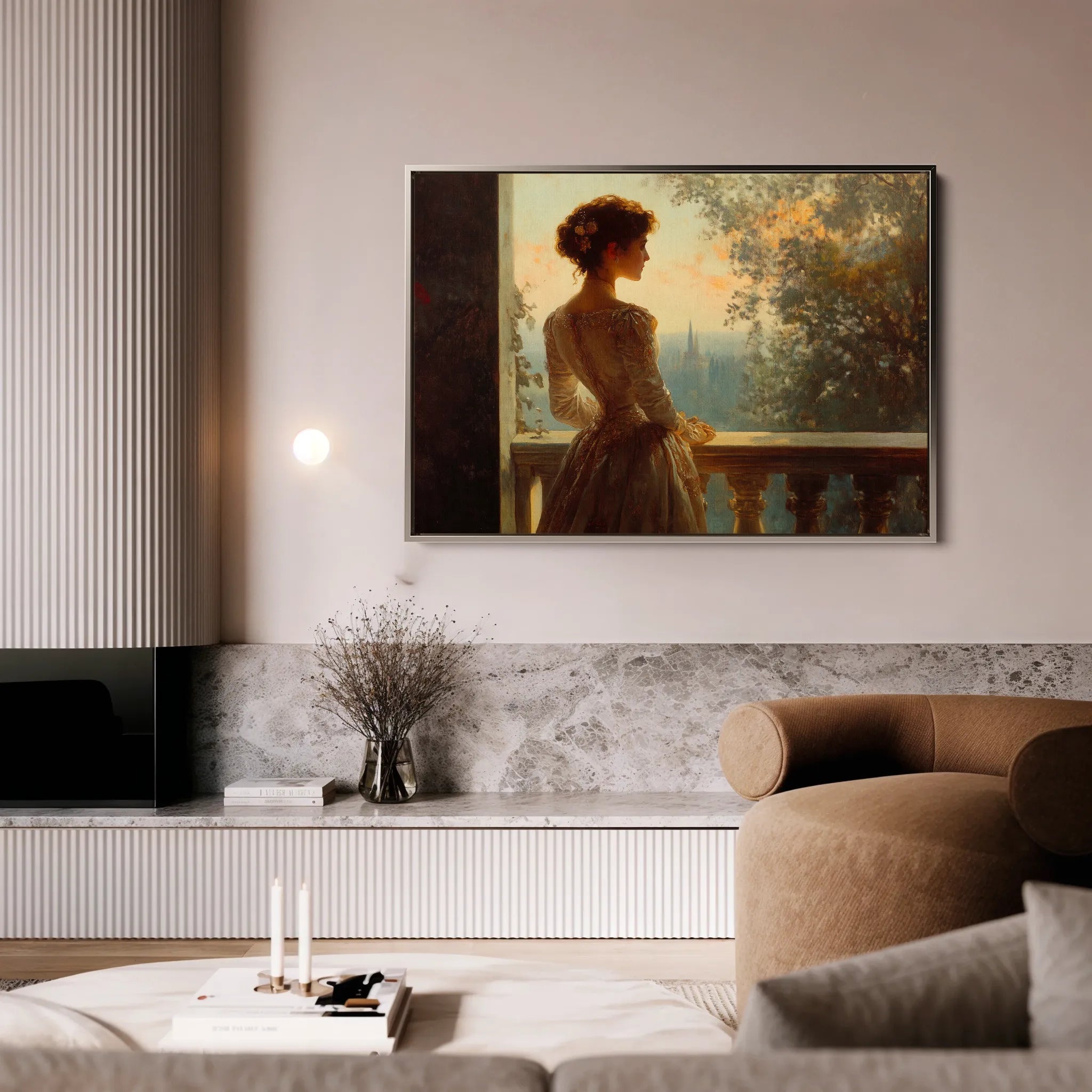 Classic 045 Canvas Art 18" x 24" / 45 x 60 cm / Black