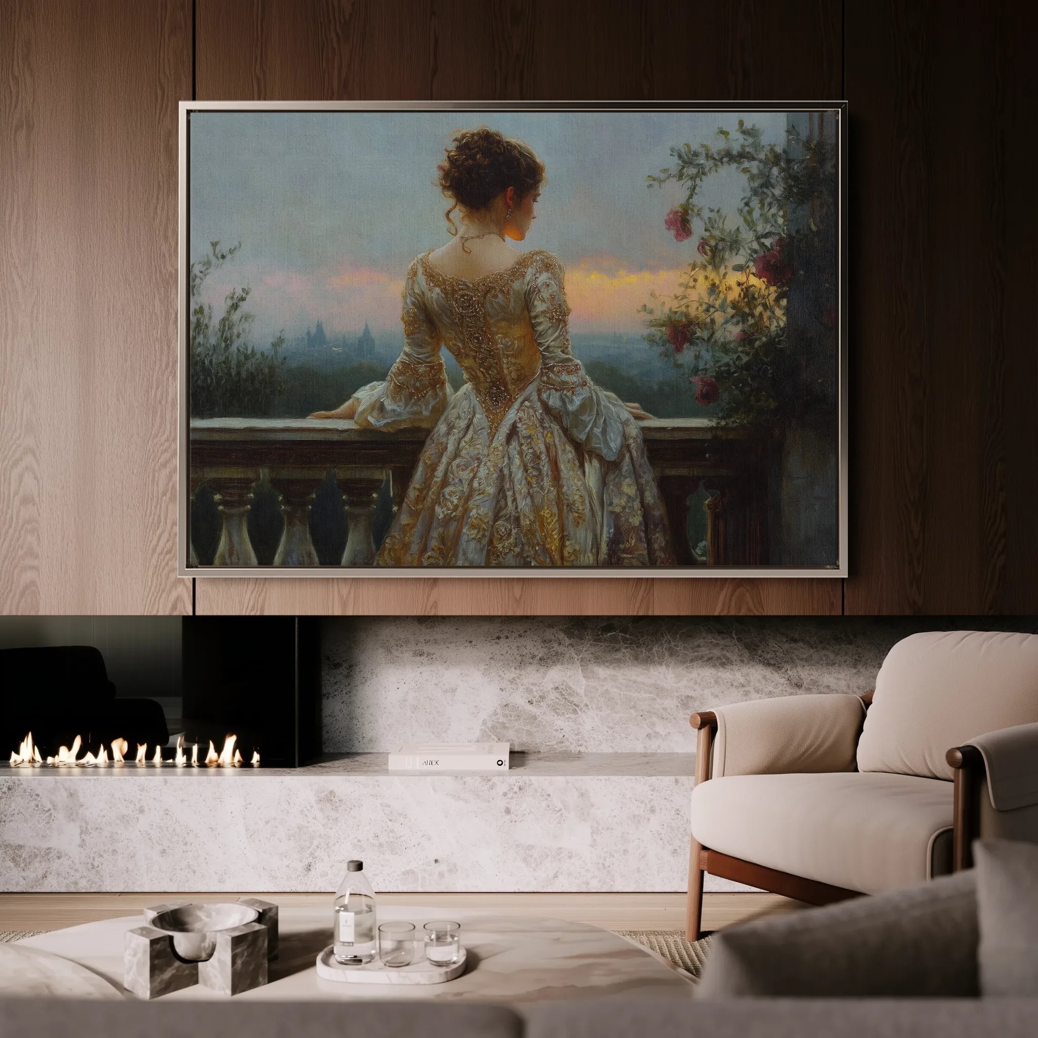 Classic 046 Canvas Art 18" x 24" / 45 x 60 cm / Black