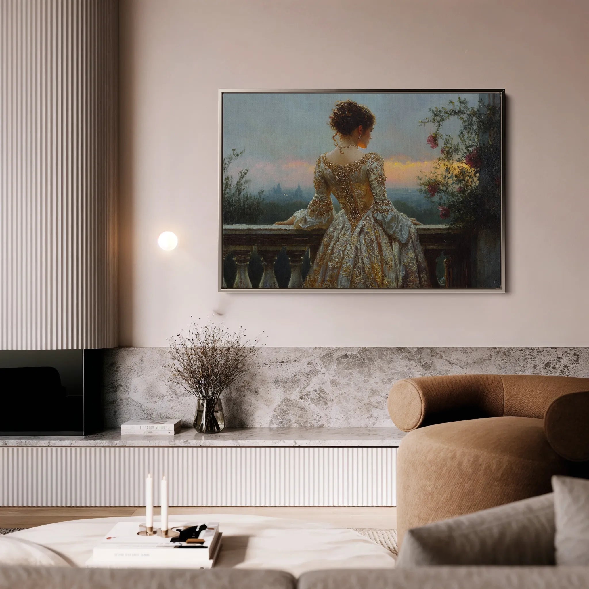 Classic 046 Canvas Art 18" x 24" / 45 x 60 cm / Black