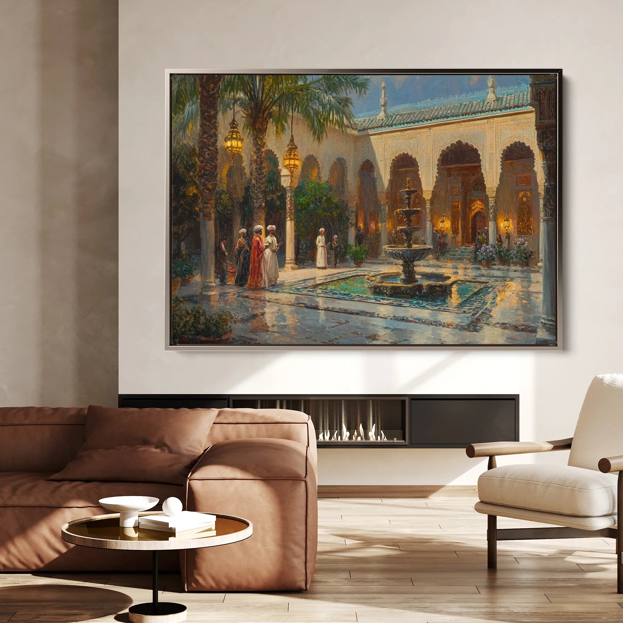 Orientalist 046 Canvas Art 18" x 24" / 45 x 60 cm / Black