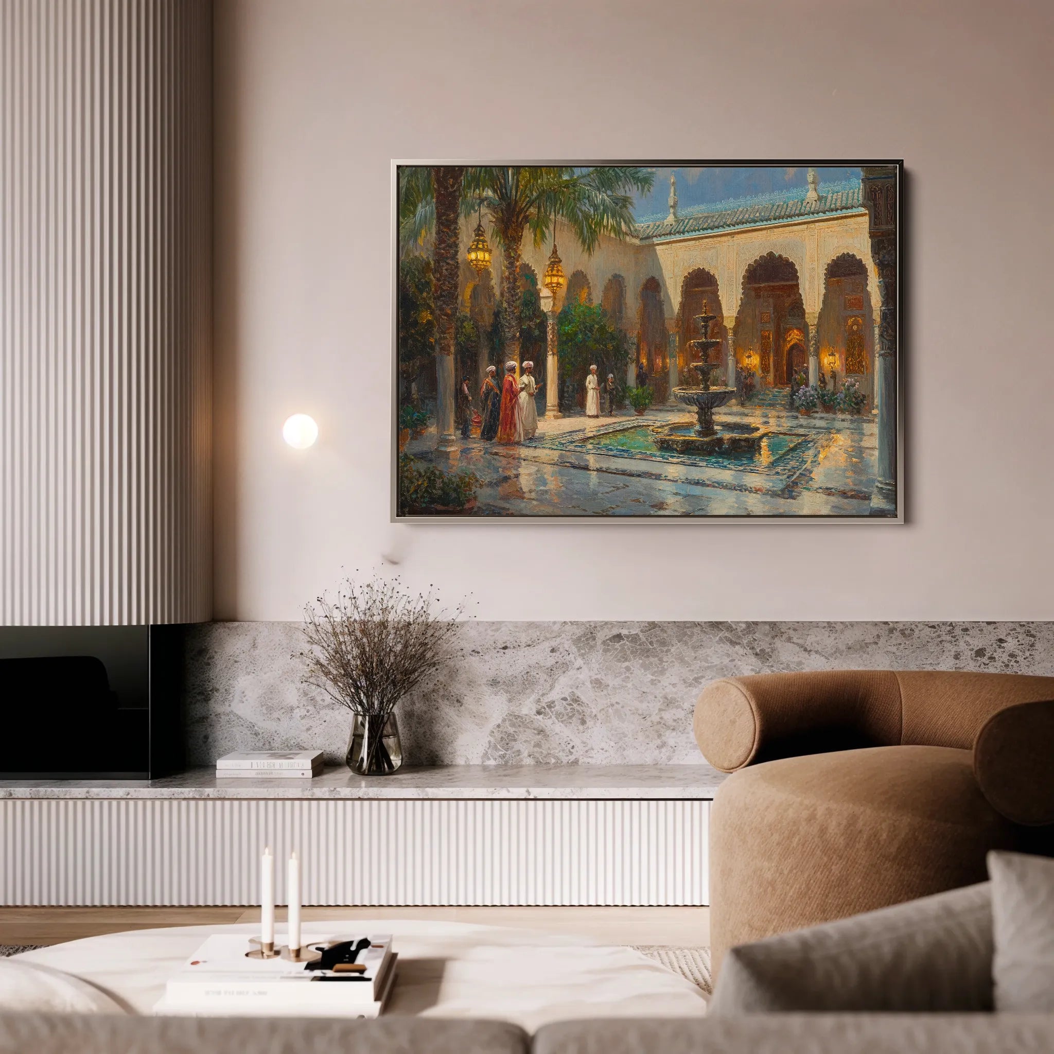 Orientalist 046 Canvas Art 18" x 24" / 45 x 60 cm / Black