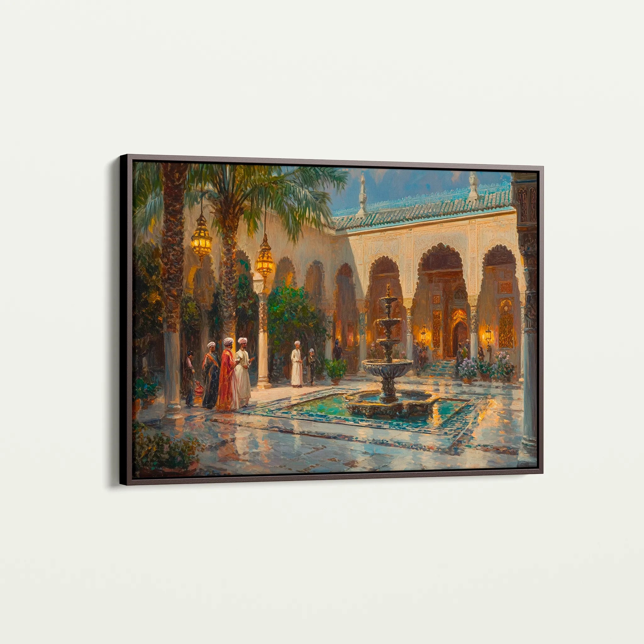 Orientalist 046 Canvas Art 18" x 24" / 45 x 60 cm / Black