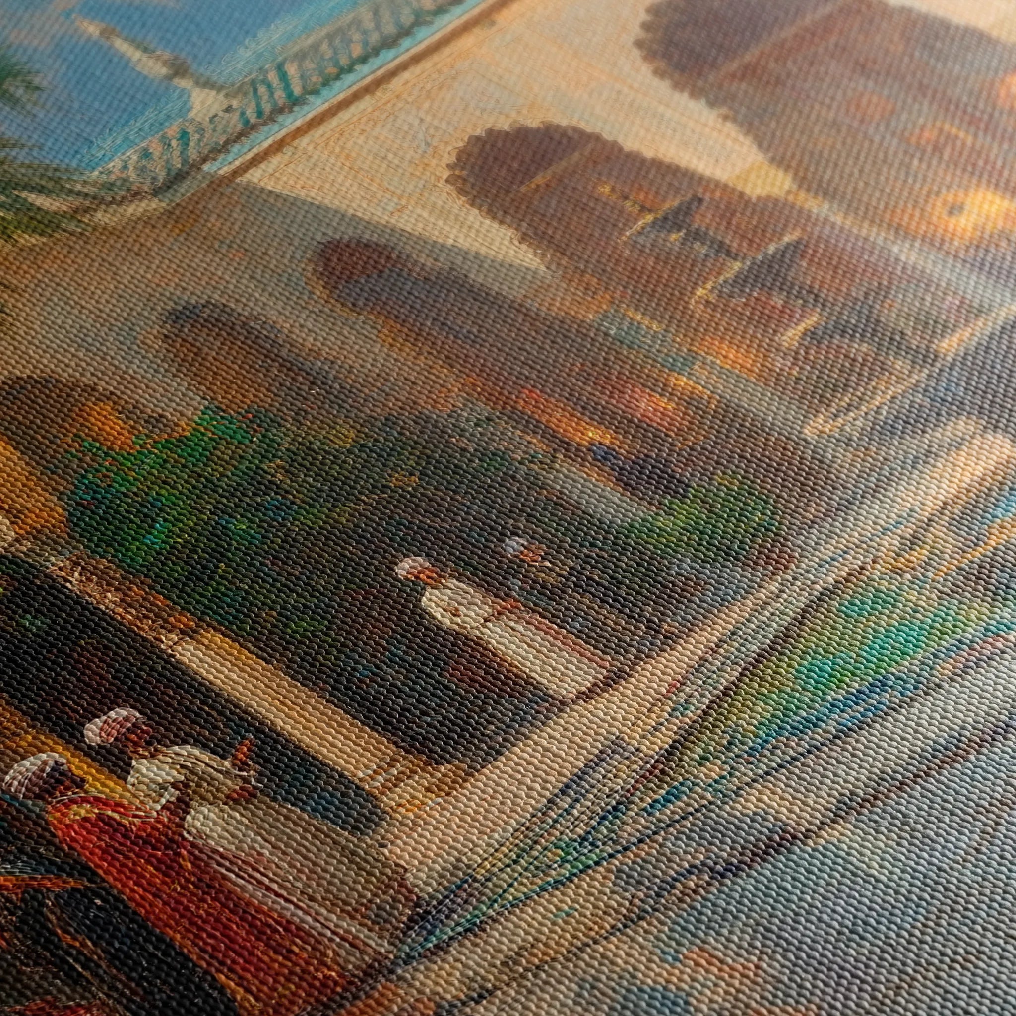 Orientalist 046 Canvas Art 18" x 24" / 45 x 60 cm / Black