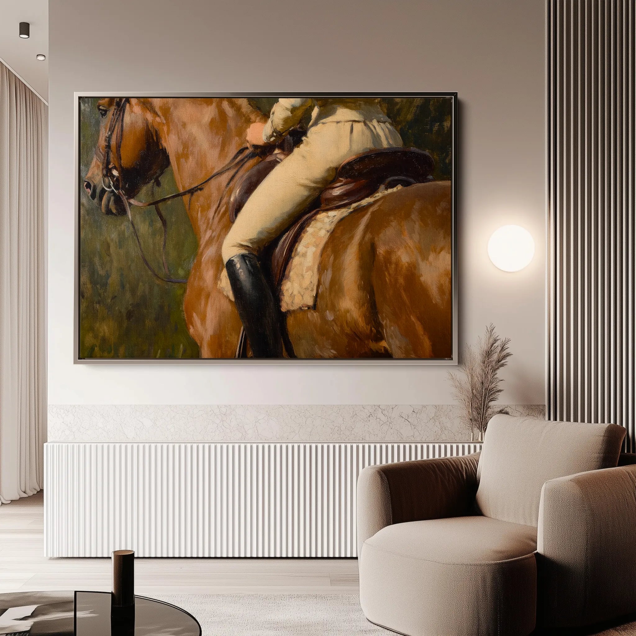 Classic 047 Canvas Art 18" x 24" / 45 x 60 cm / Black