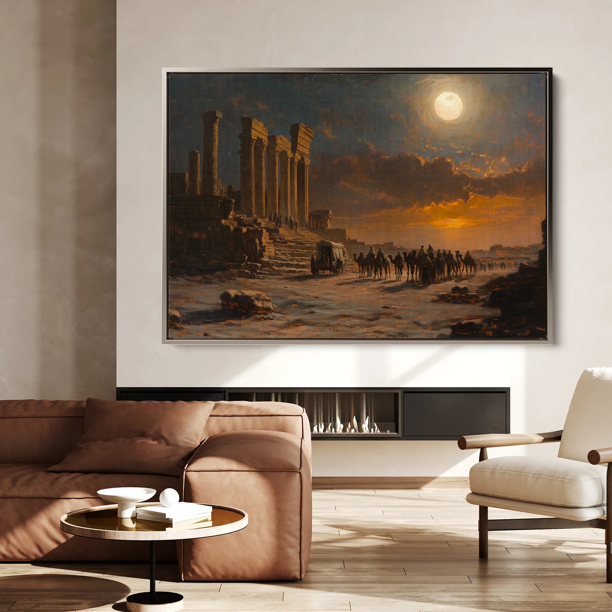 Orientalist 047 Canvas Art 18" x 24" / 45 x 60 cm / Black