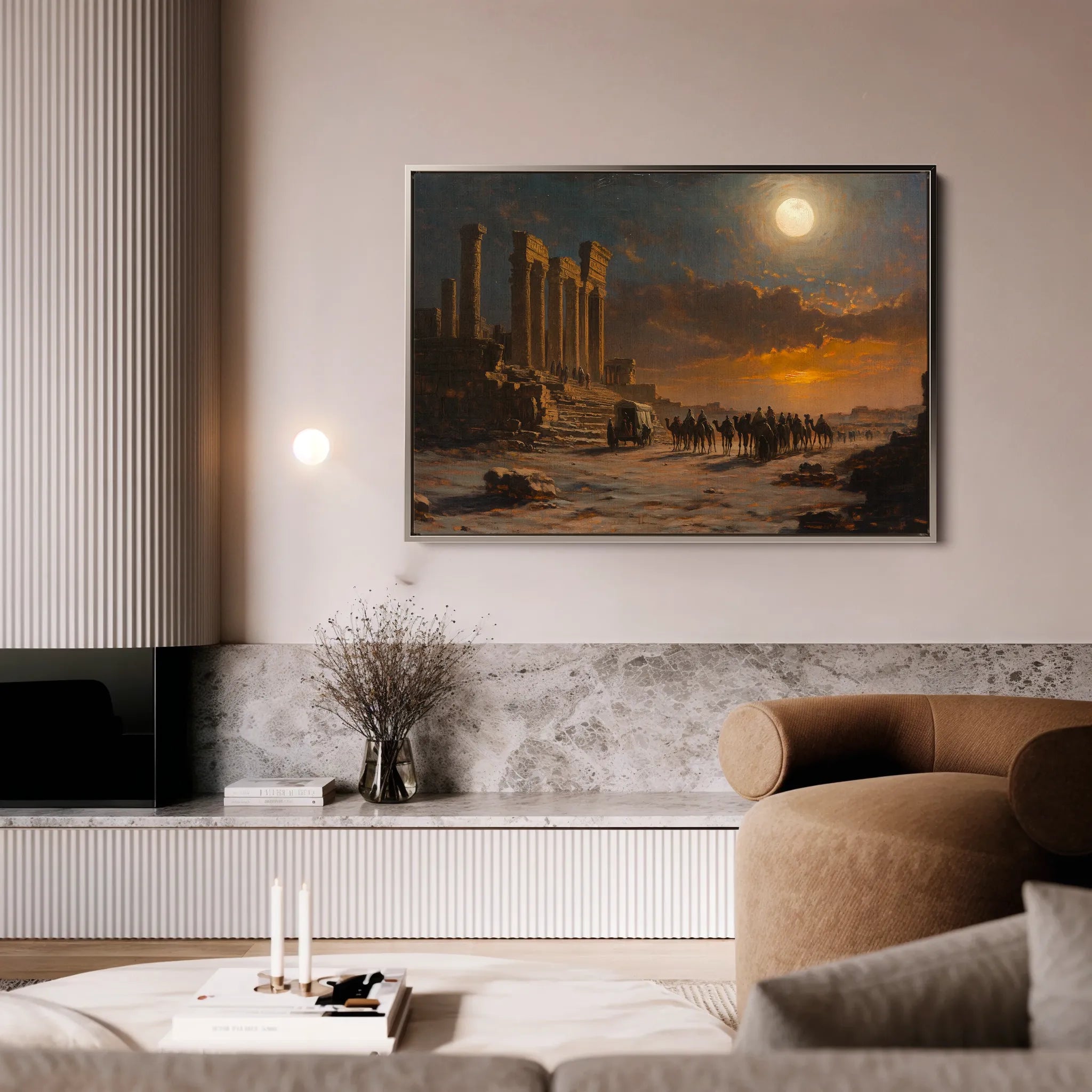 Orientalist 047 Canvas Art 18" x 24" / 45 x 60 cm / Black