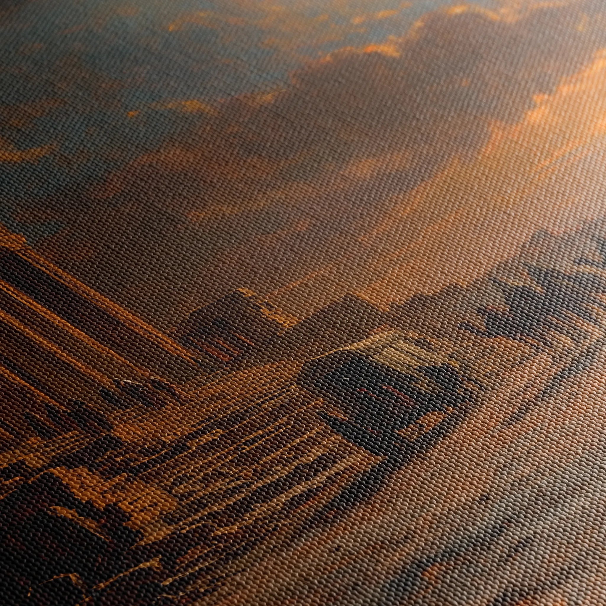 Orientalist 047 Canvas Art 18" x 24" / 45 x 60 cm / Black