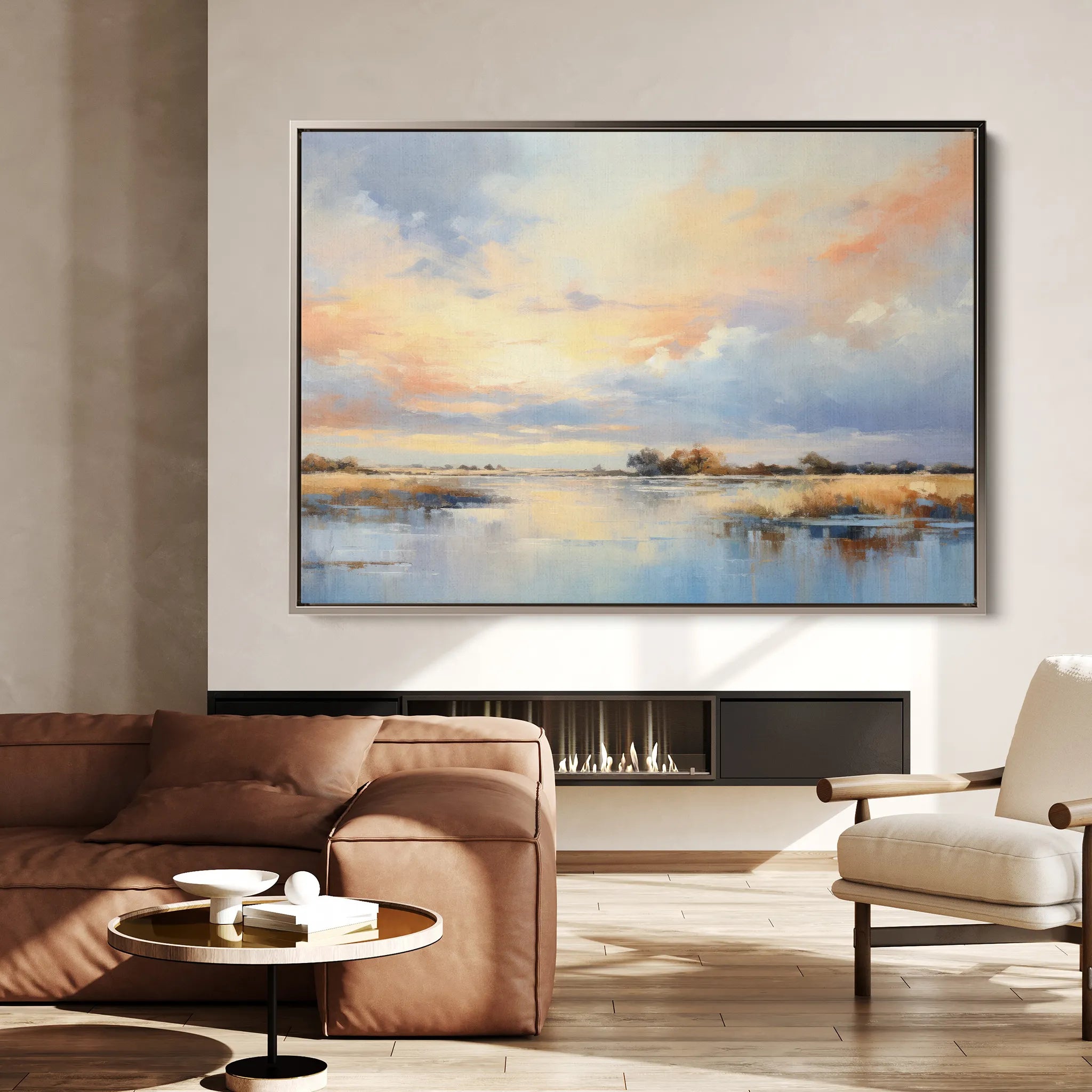 Abstract 048 Canvas Art 18" x 24" / 45 x 60 cm / Black