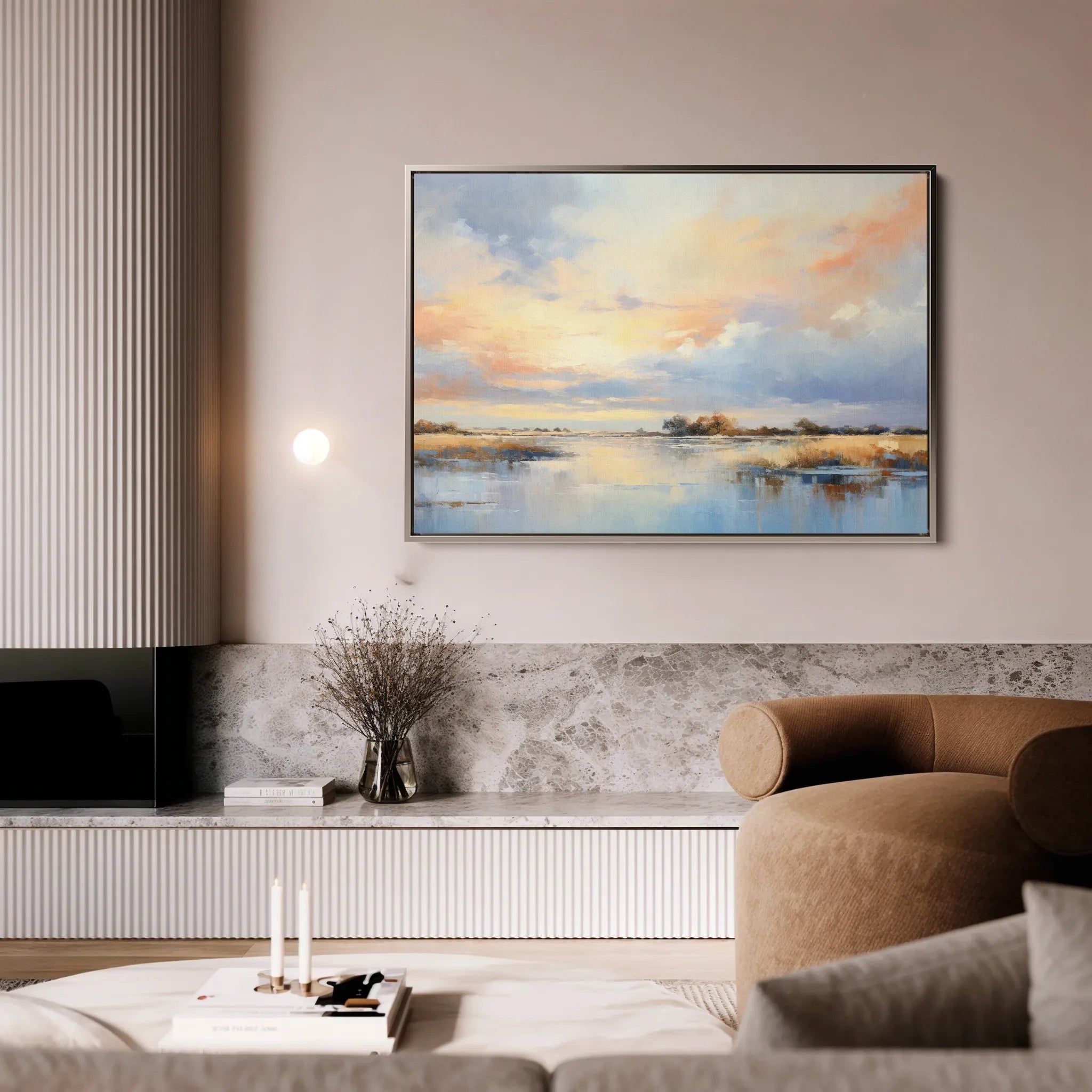 Abstract 048 Canvas Art 18" x 24" / 45 x 60 cm / Black